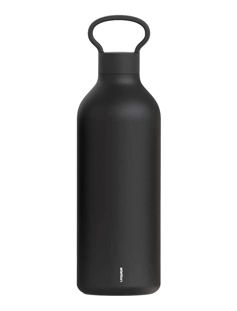 Stelton - Stelton Tabi vacuum insulated bottle - zubehör für wasserflaschen - black - 0