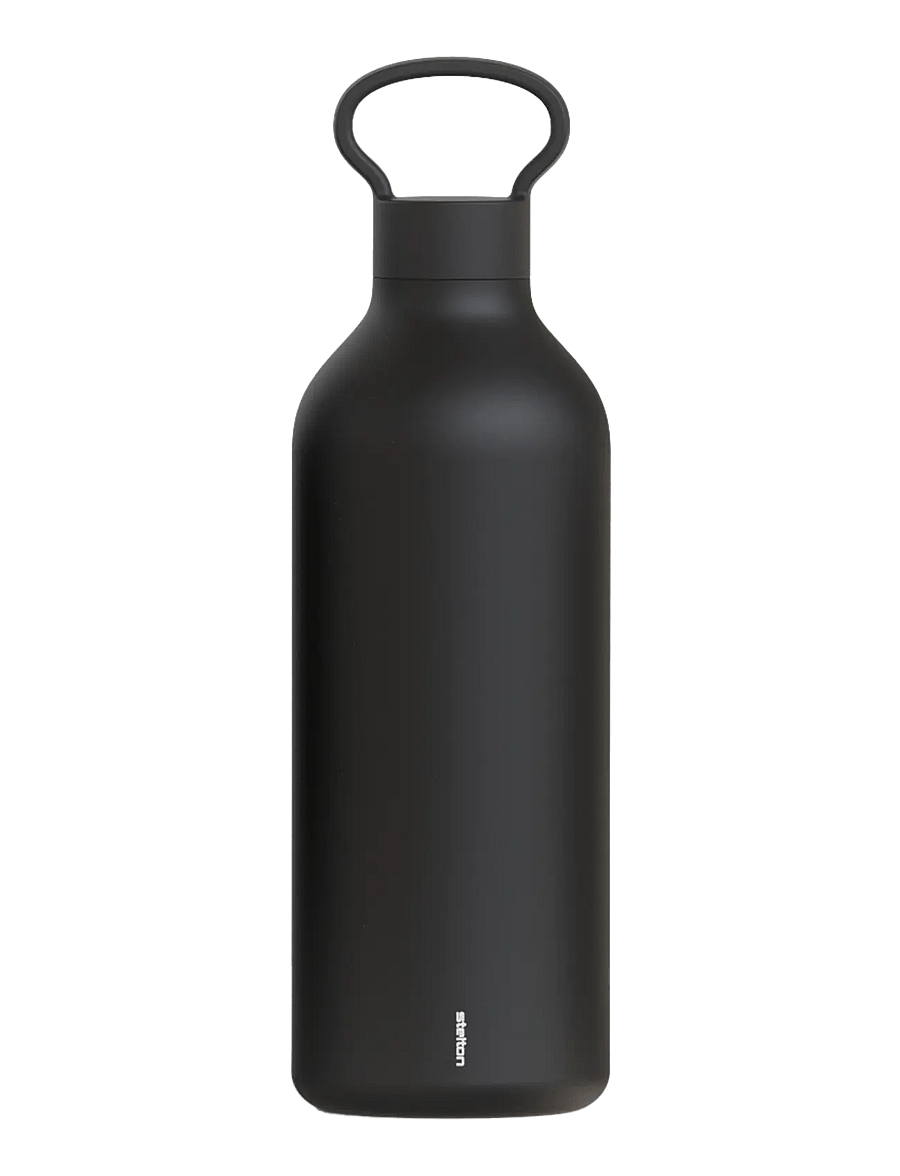 Stelton - Stelton Tabi vacuum insulated bottle - zubehör für wasserflaschen - black - 1