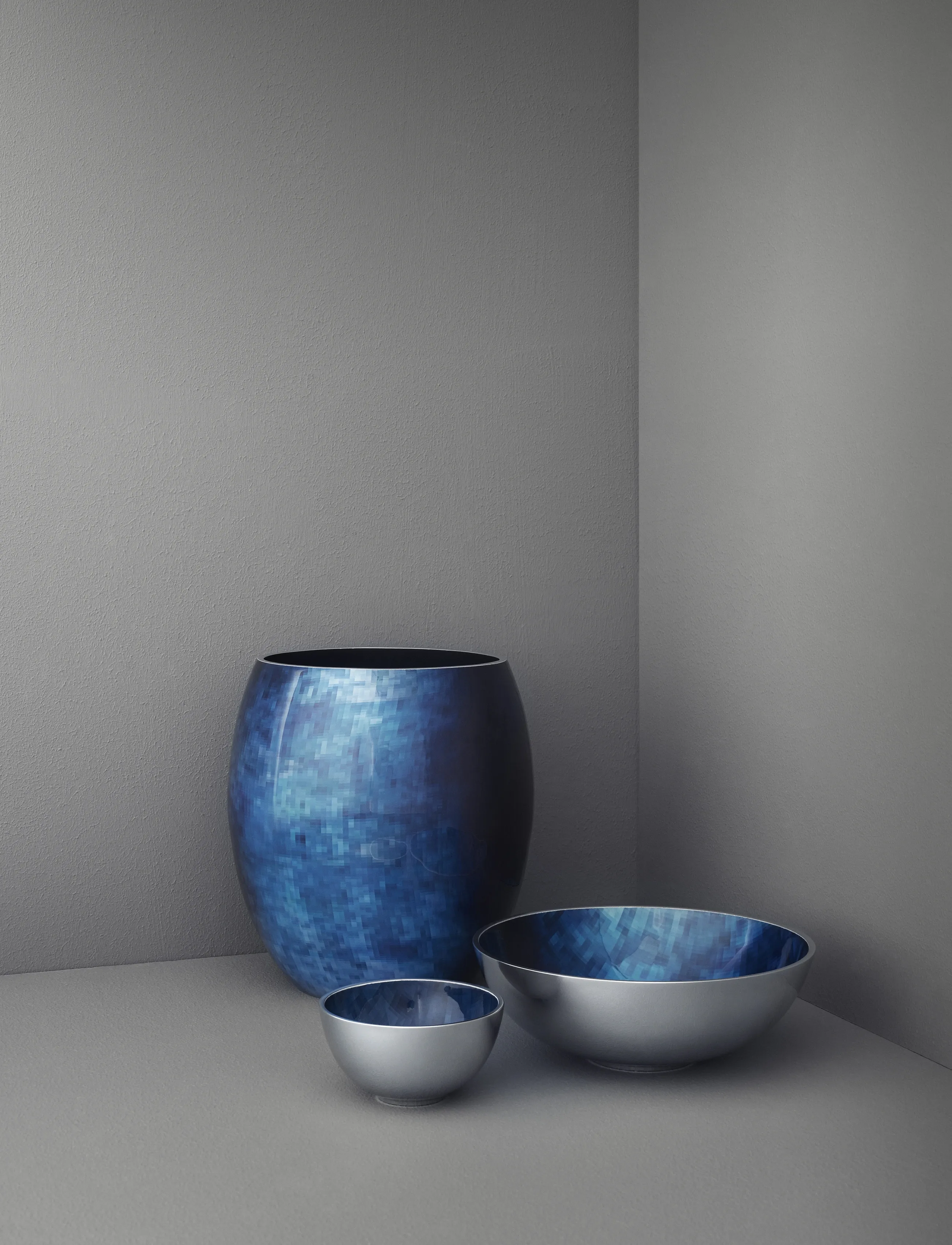 Stelton Stockholm Vase, Ø 18 cm, Blue, Vases > Other Vases, Unisex