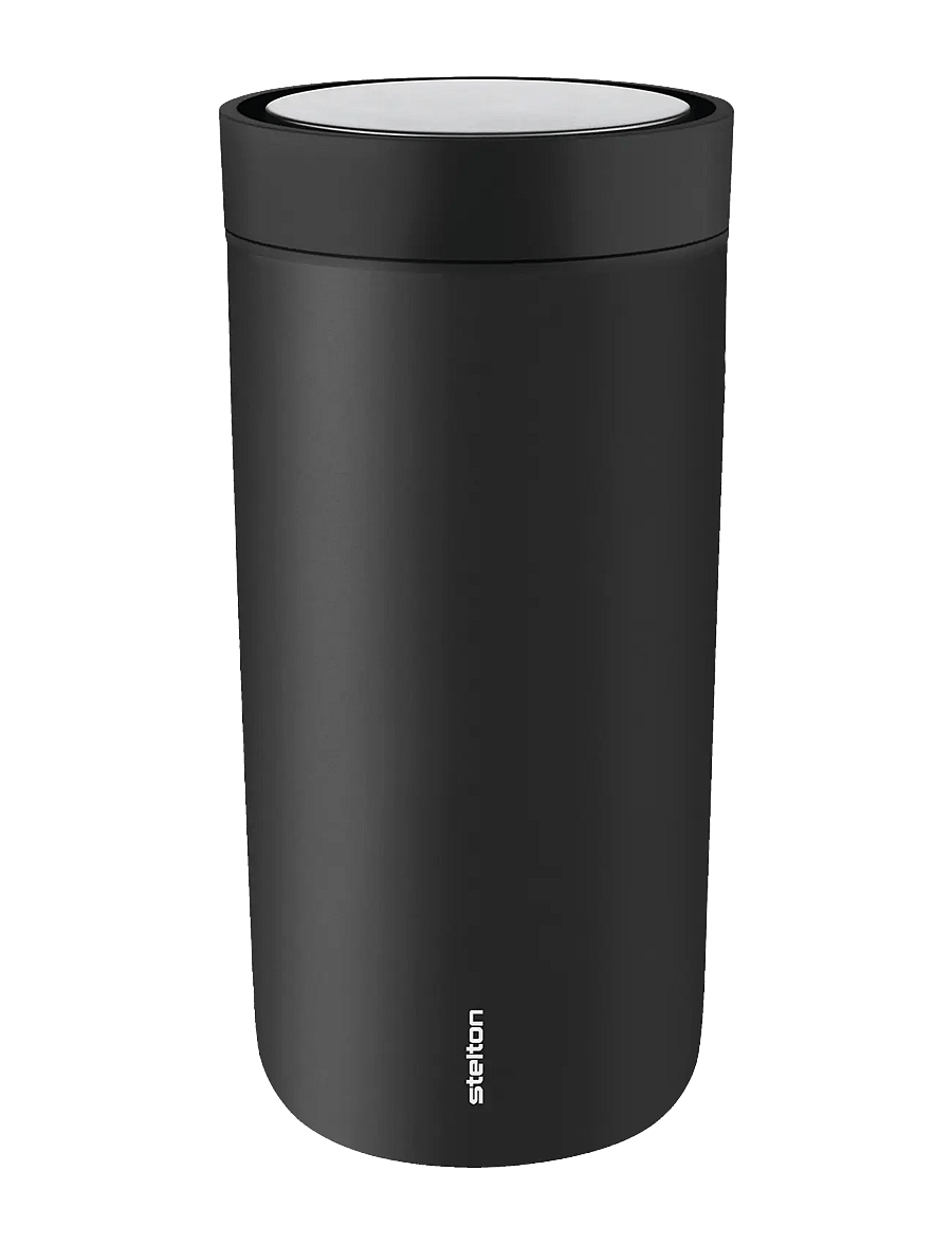 Stelton - To Go Click vacuum insulated cup 0.4 l. soft black - thermostassen - soft black - 1