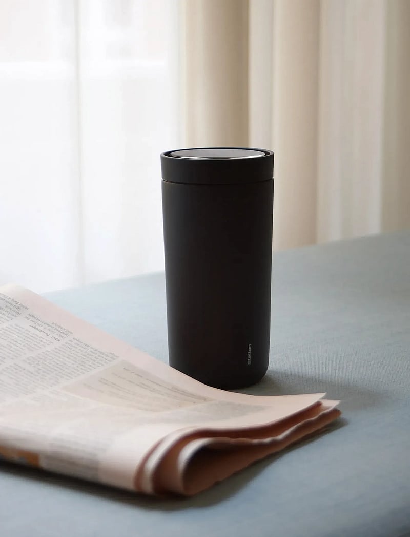 Stelton - To Go Click vacuum insulated cup 0.4 l. soft black - termostassid - soft black - 0