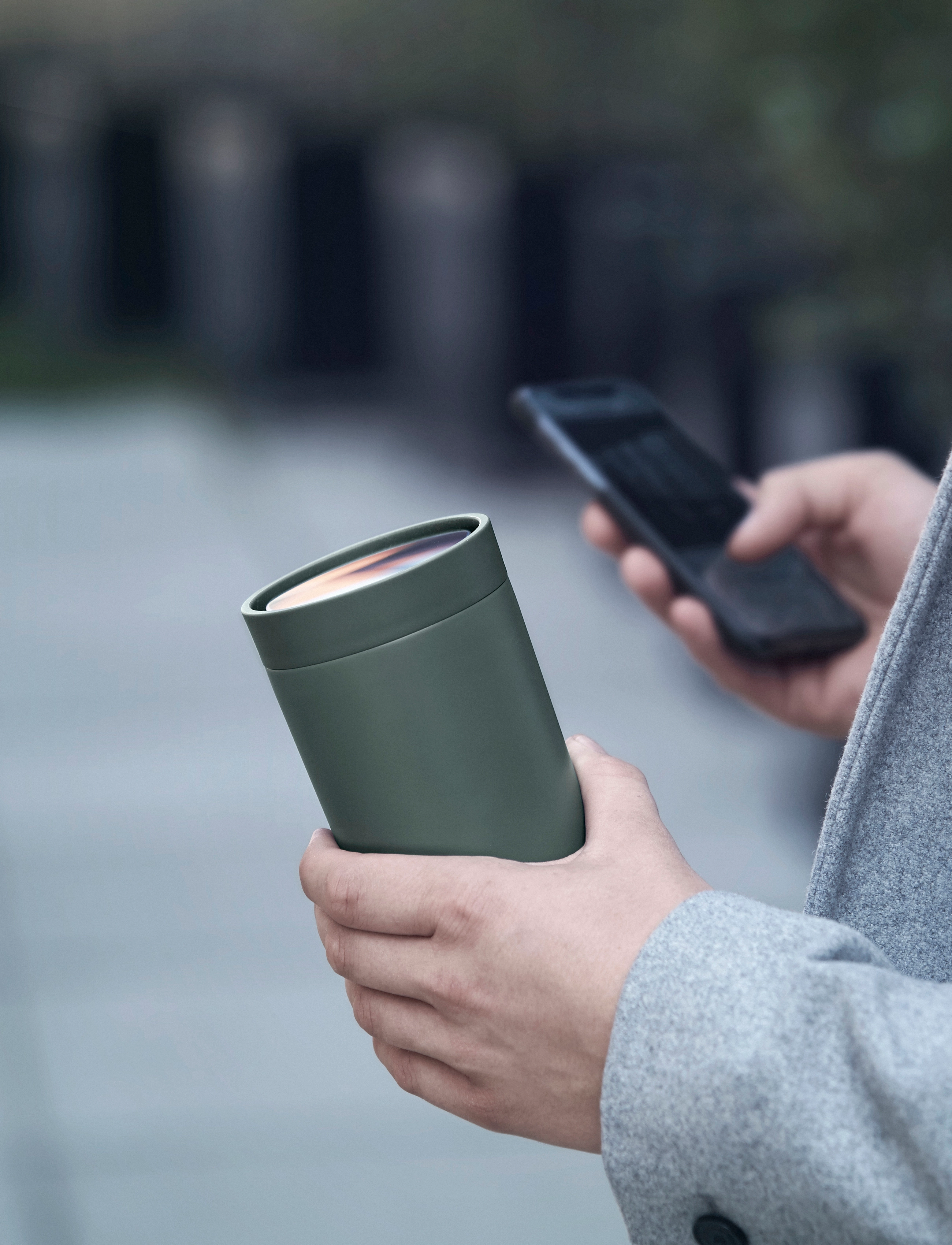 Stelton - To Go Click termokop 0.4 l. soft dark forest - termokopper - soft dark forest - 1