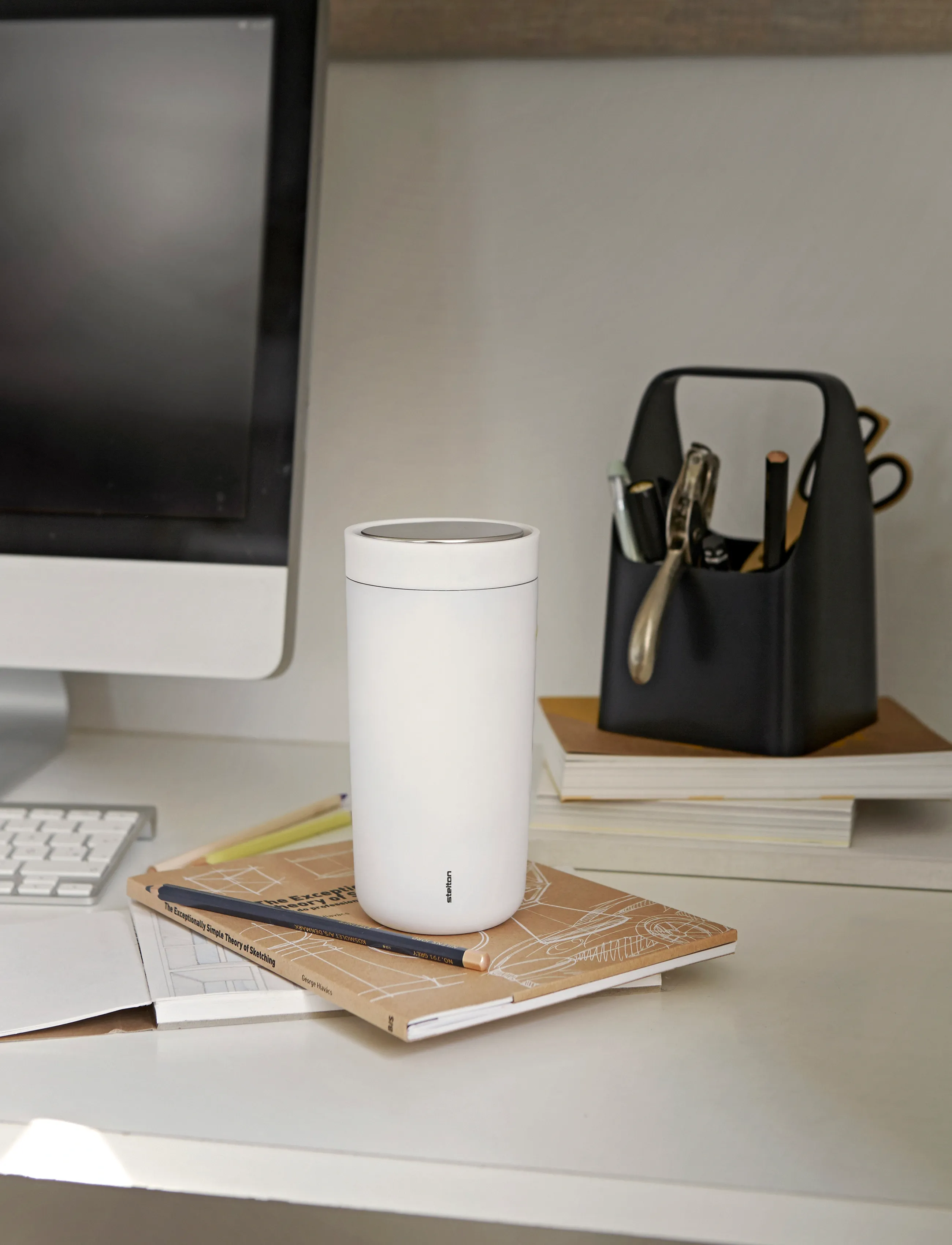Stelton - To Go Click termokop 0.4 l. soft chalk - termokopper - soft chalk - 3