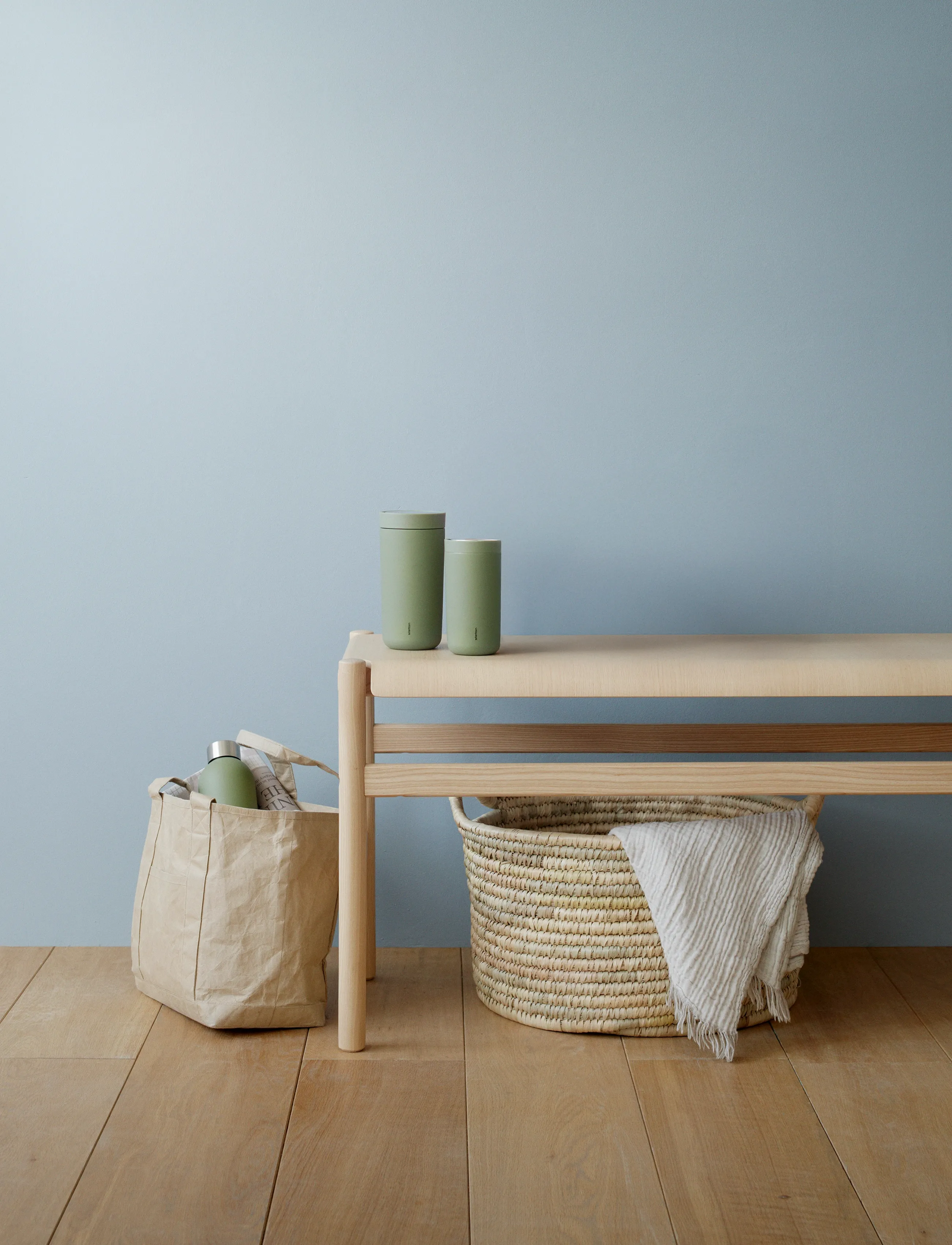 Stelton To Go Click Termokop 0.4 L. Soft Fern Green, L, Cups & Mugs, Khakigrün - Thermal Cups, Homeware