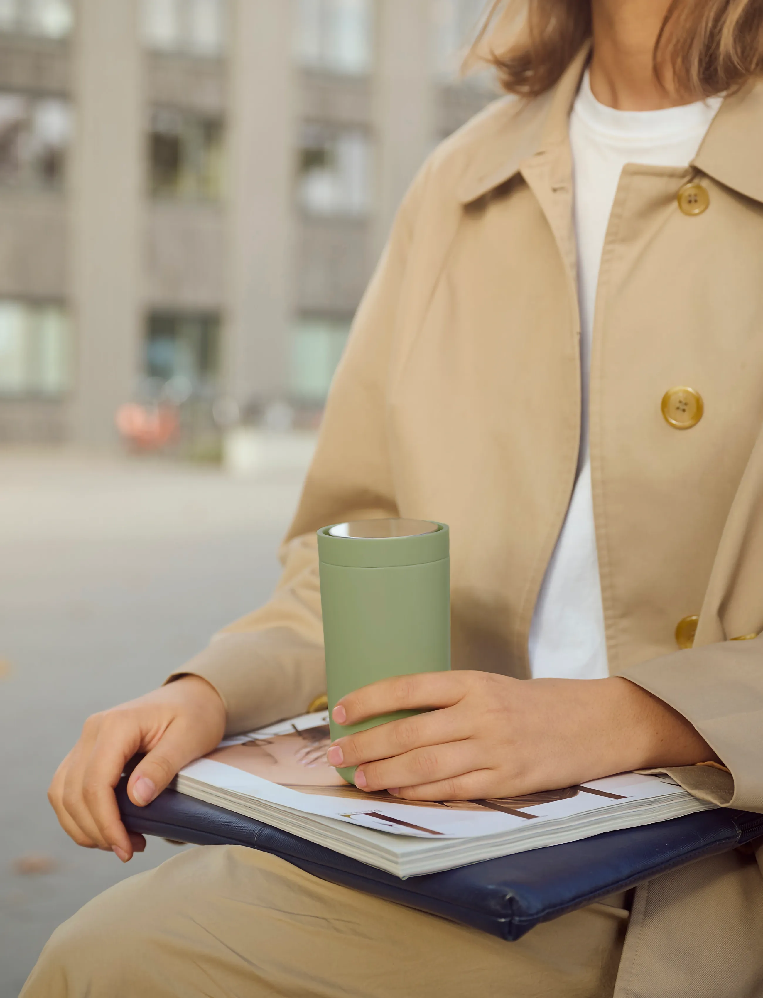 Stelton - To Go Click termokop 0.4 l. soft fern green - termokopper - soft fern green - 3