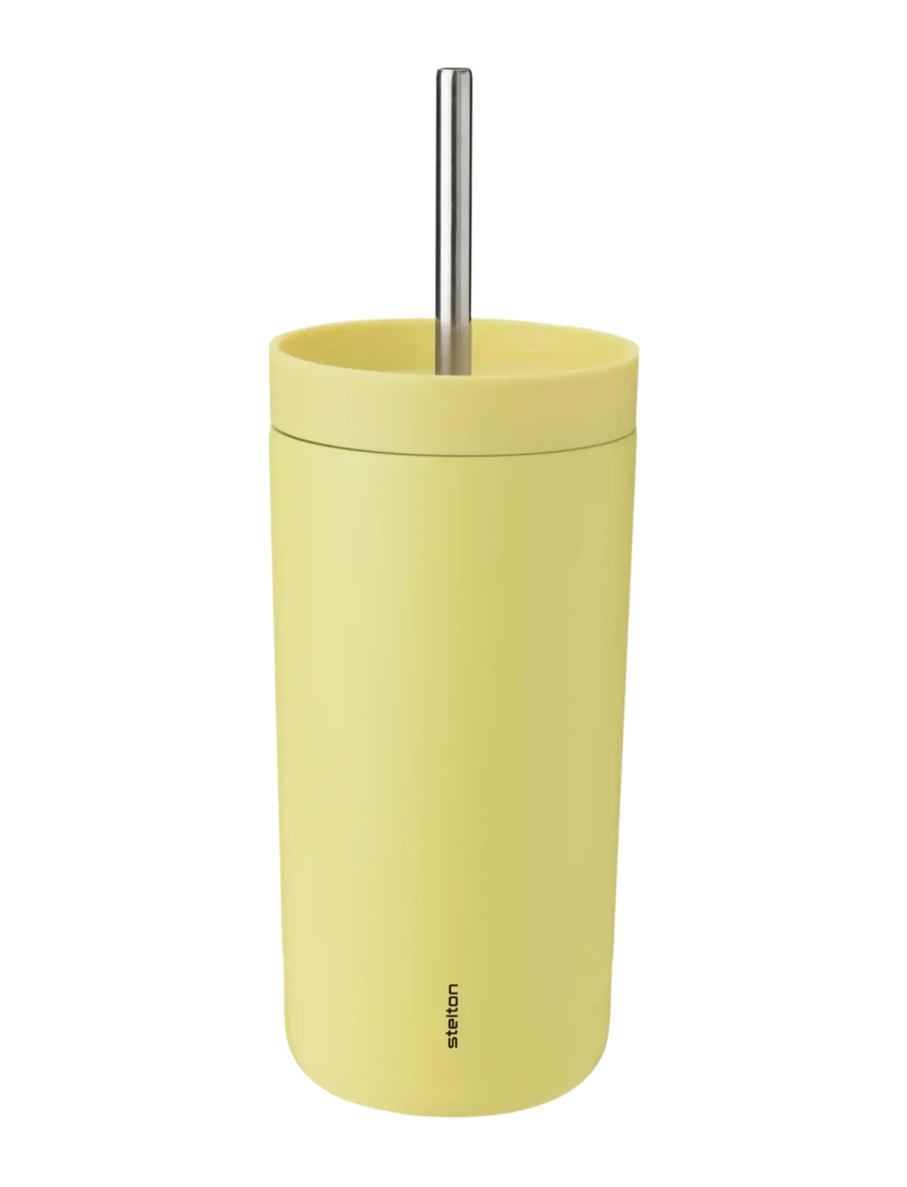 STELTON To Go Sip Termokop Med Sugerør 0.4 L. Laevis Gelb - 0.4 L - Unisex