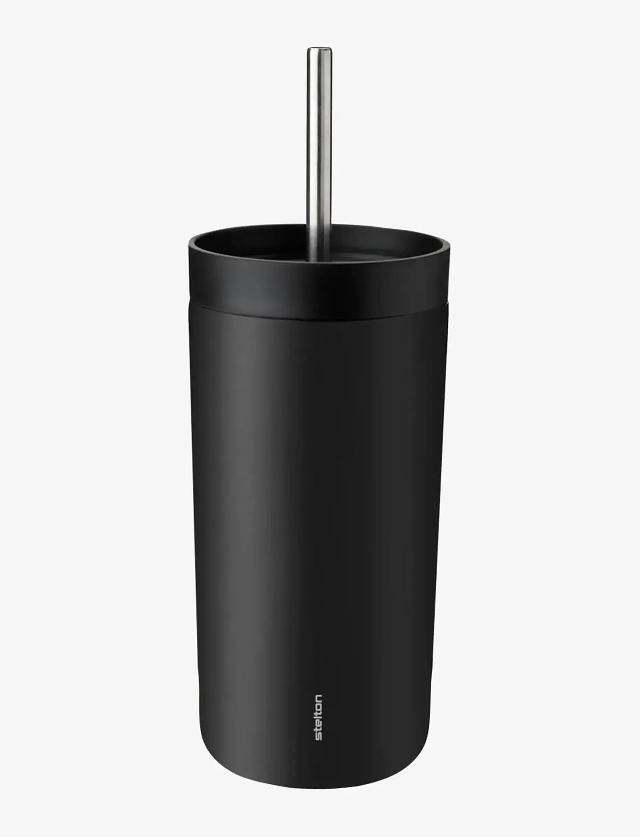 Stelton - Stelton To Go Sip vacuum insulated cup with straw 0.4 l. soft black - shop by price - soft black - 0