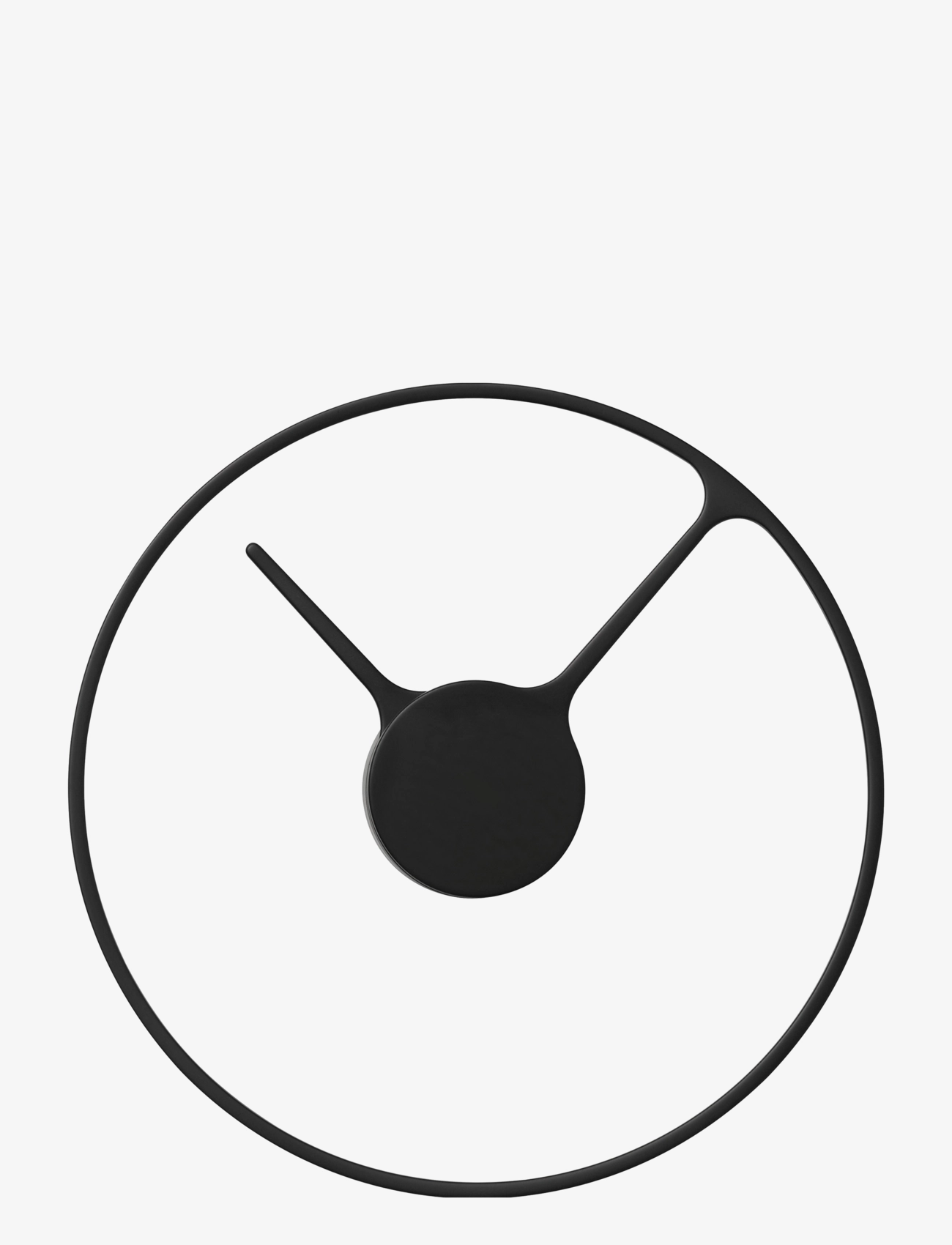 Stelton Time Wall Clock, Ø 30 Cm Large, Vægur, Sort, Str: Ø 30CM