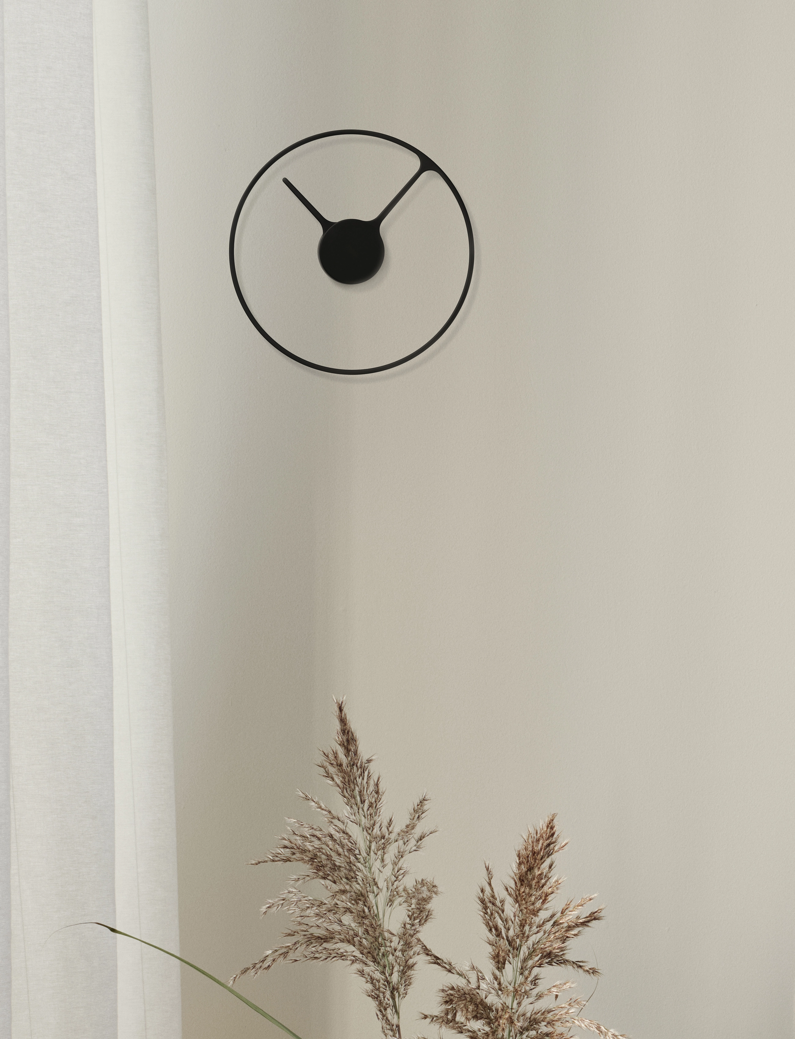 Stelton Time Wall Clock, Ø 30 Cm Large, cm, Watches, Schwarz - Clocks, Homeware