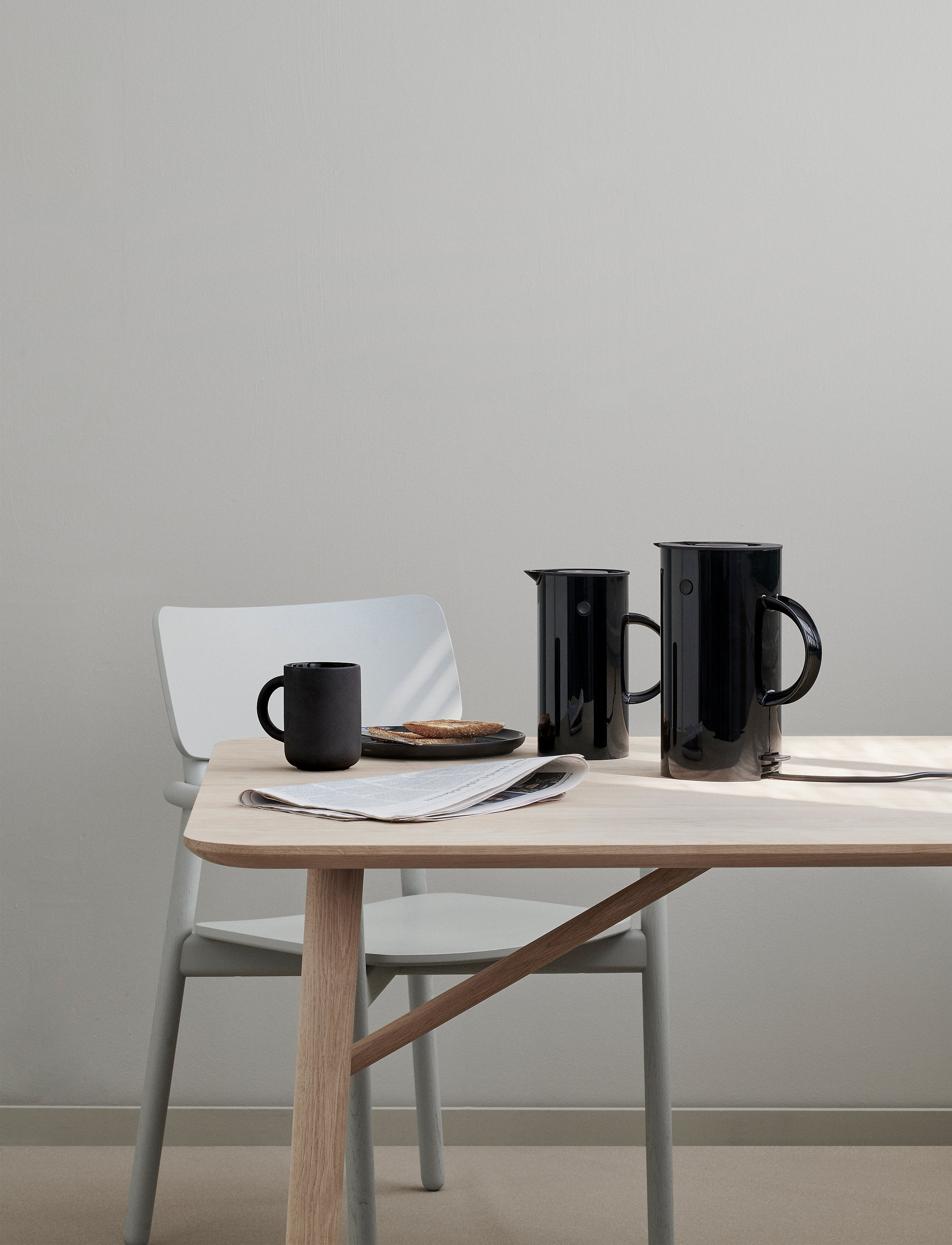Stelton Em77 Elkedel (Eu) 1.5 L. Black, L, Kitchen Appliances, Schwarz - Kettles & Water Boilers, Homeware