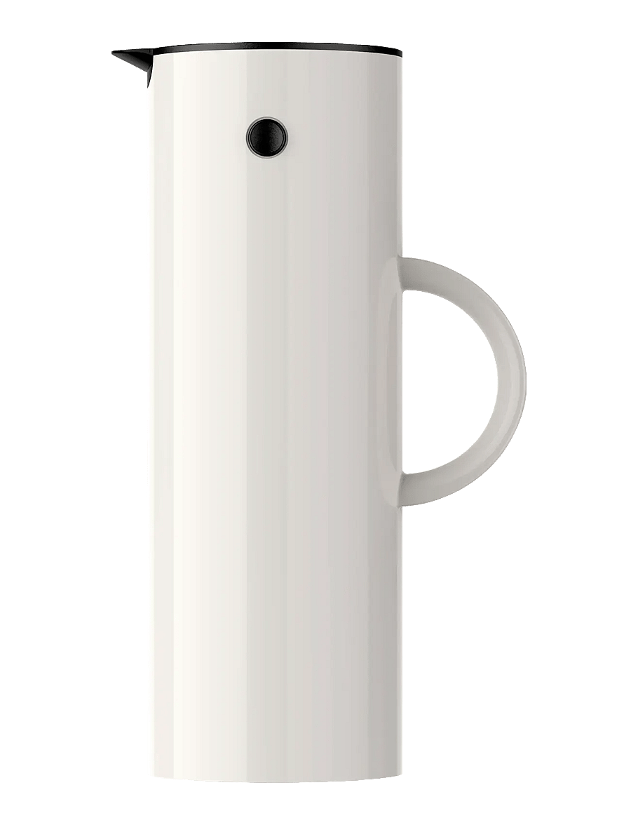 Stelton - Stelton EM77 vacuum jug, 1 l - thermoskannen - white - 0