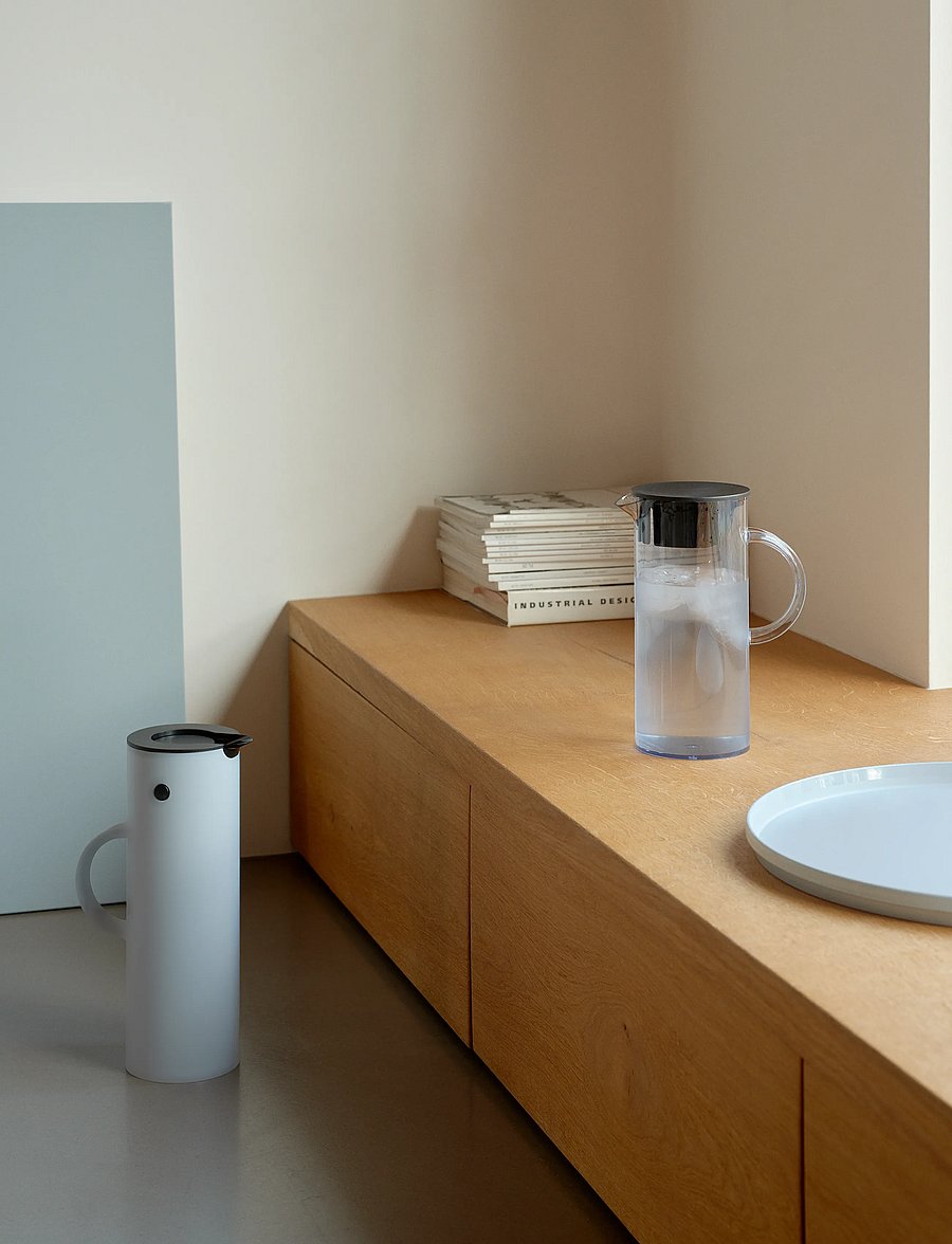 Stelton - EM77 vacuum jug 1 l. soft cloud - termoskannud - soft cloud - 2