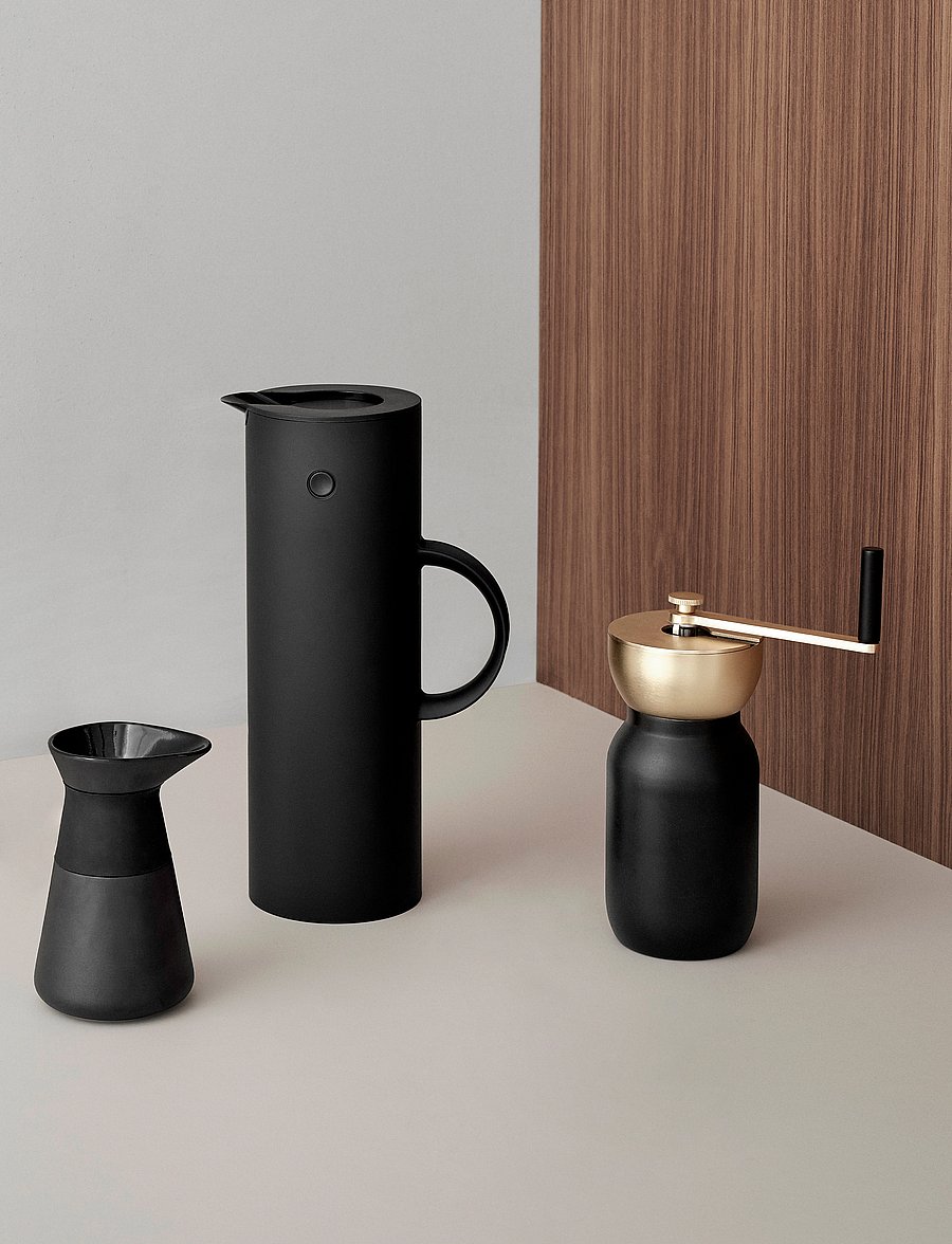 Stelton - Stelton EM77 vacuum jug, 1 l - nach preis einkaufen - matte black - 0