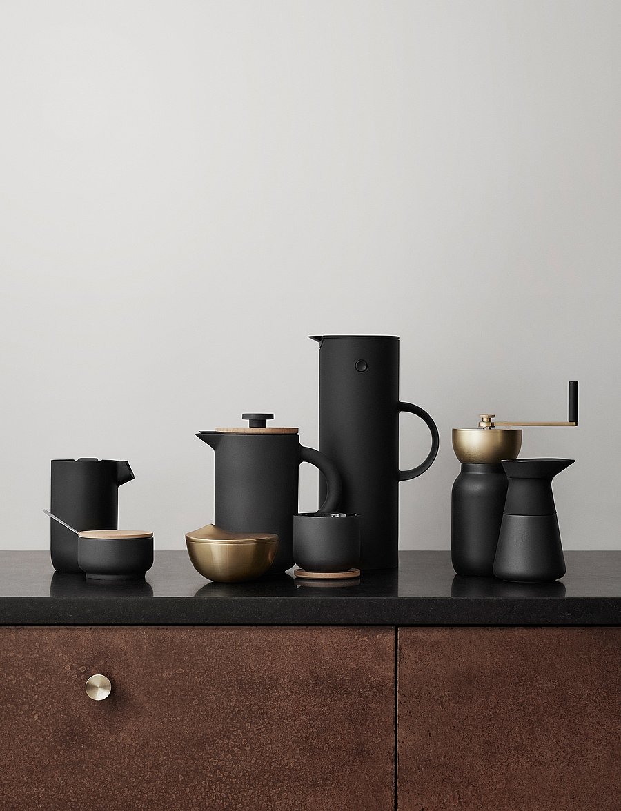 Stelton - Stelton EM77 vacuum jug, 1 l - nach preis einkaufen - matte black - 3