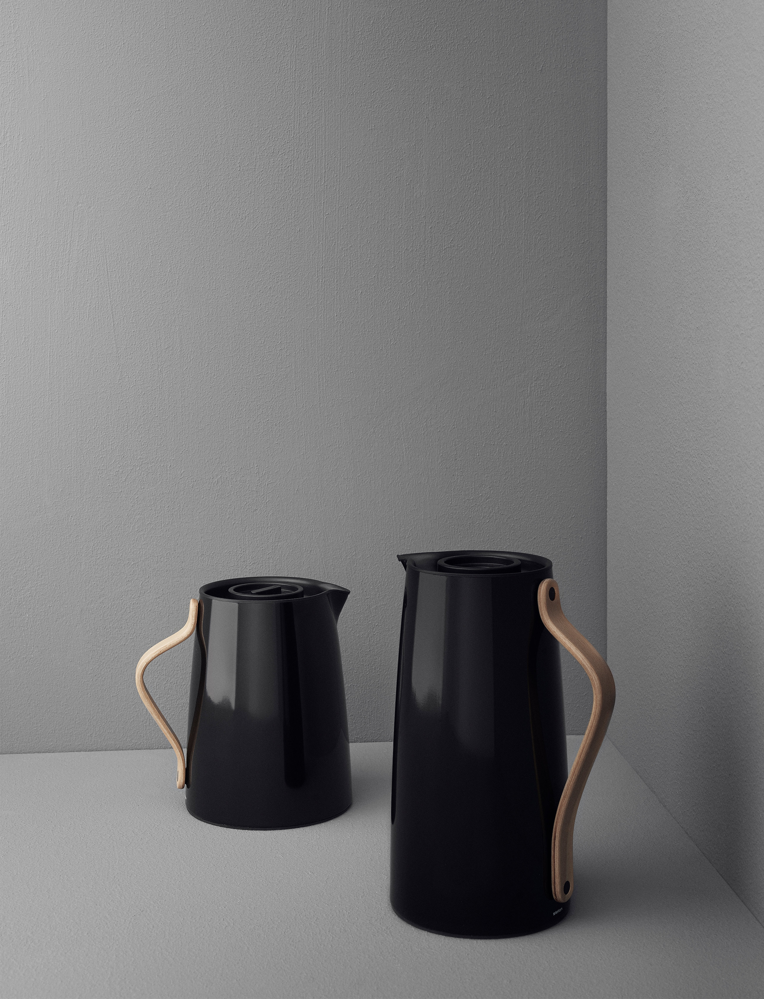 Stelton Emma Termokande, Kaffe 1.2 L. Black, L, Jugs & Carafes, Schwarz - Thermal Homeware