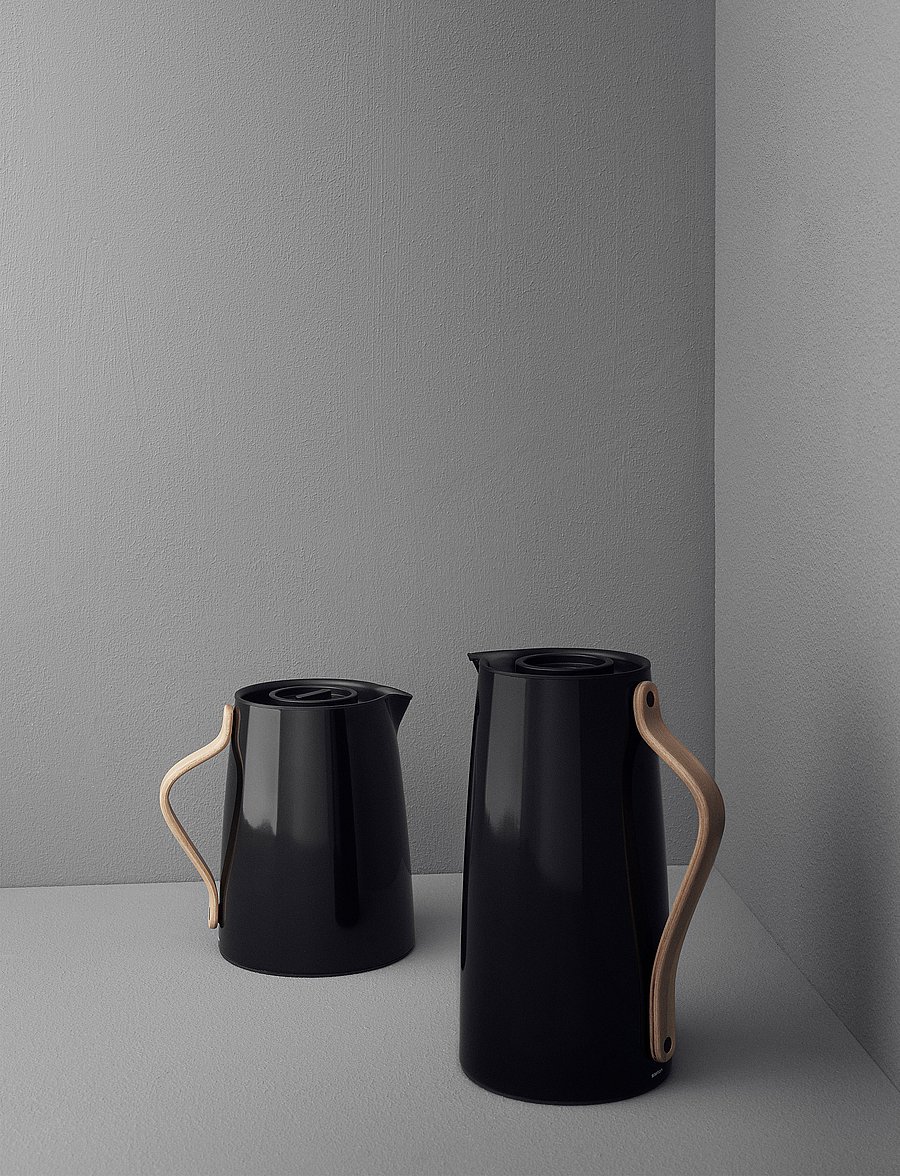 Stelton - Emma vacuum jug, coffee - 1.2 l. - termiskās karafes - black - 0
