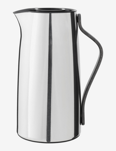 Emma vacuum jug, coffee 1.2 l. steel/black handle, Stelton