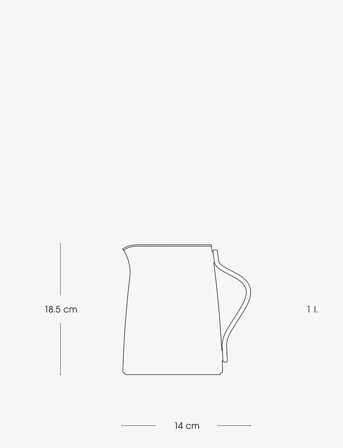 Stelton - Emma vacuum jug, tea - 1 l. - nach preis einkaufen - black - 2