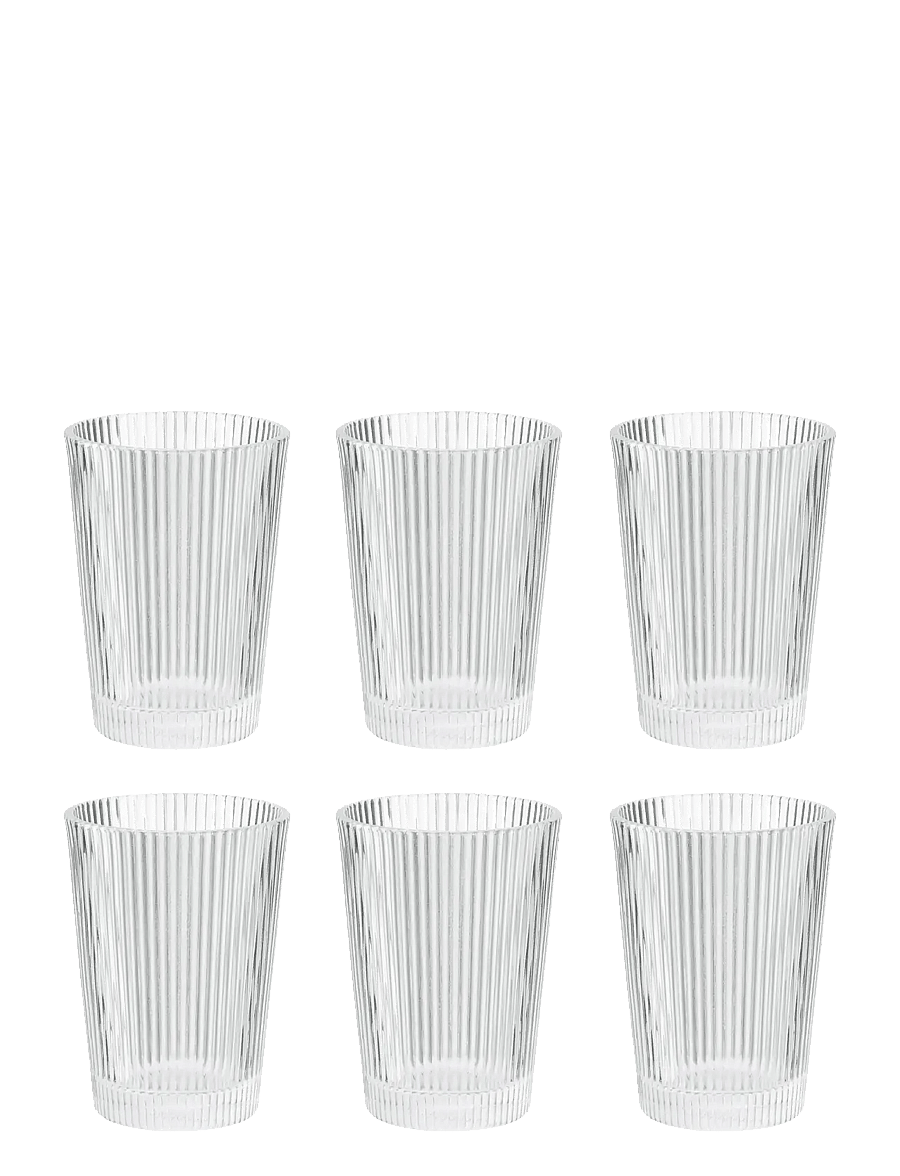 Stelton - Pilastro drinking glasses, 0.24 l. - 6 pcs. - trinkgläser - clear - 1