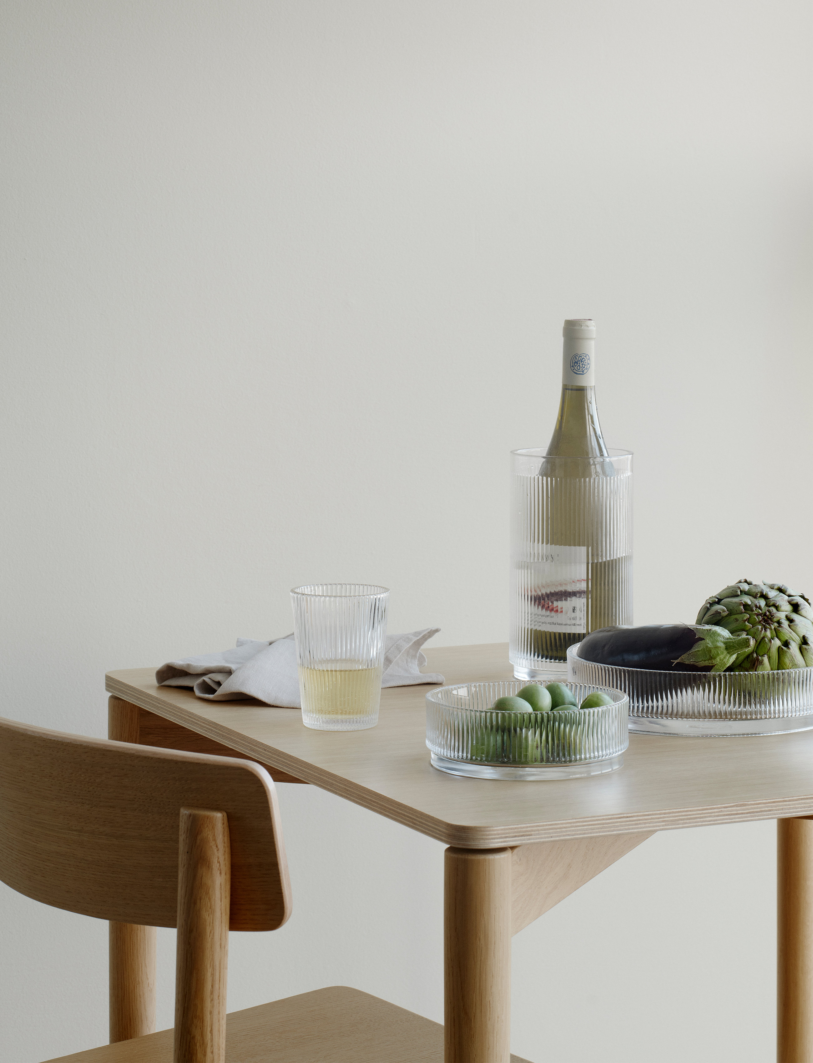 Stelton Pilastro Vinkøler Clear, One Size, Drink & Bar Accessories, Nackt - Bottle Coolers, Homeware