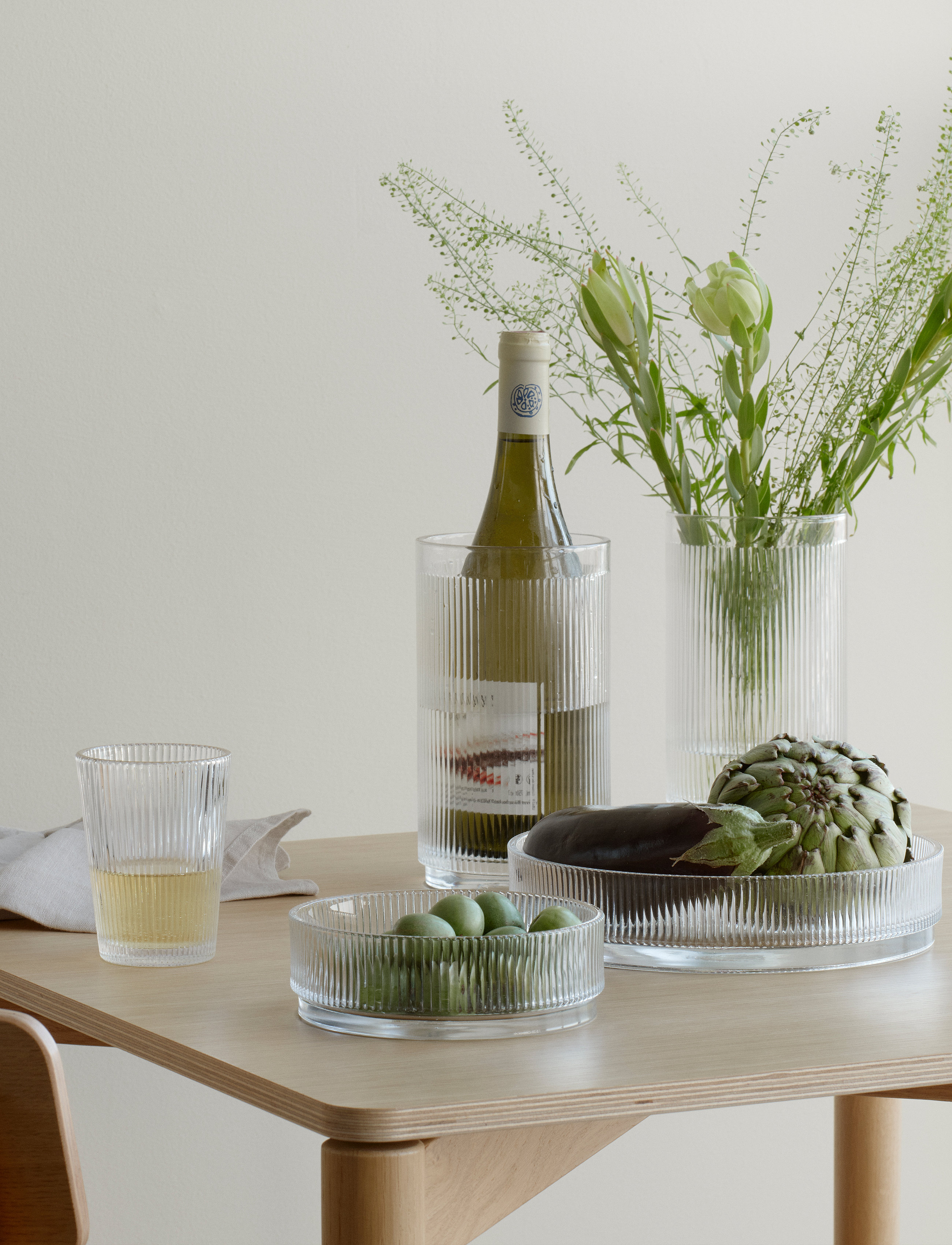 Stelton Pilastro Serving Bowl Small, Ø 15 cm, Bowls & Dishes, Nackt - Bowls, Homeware
