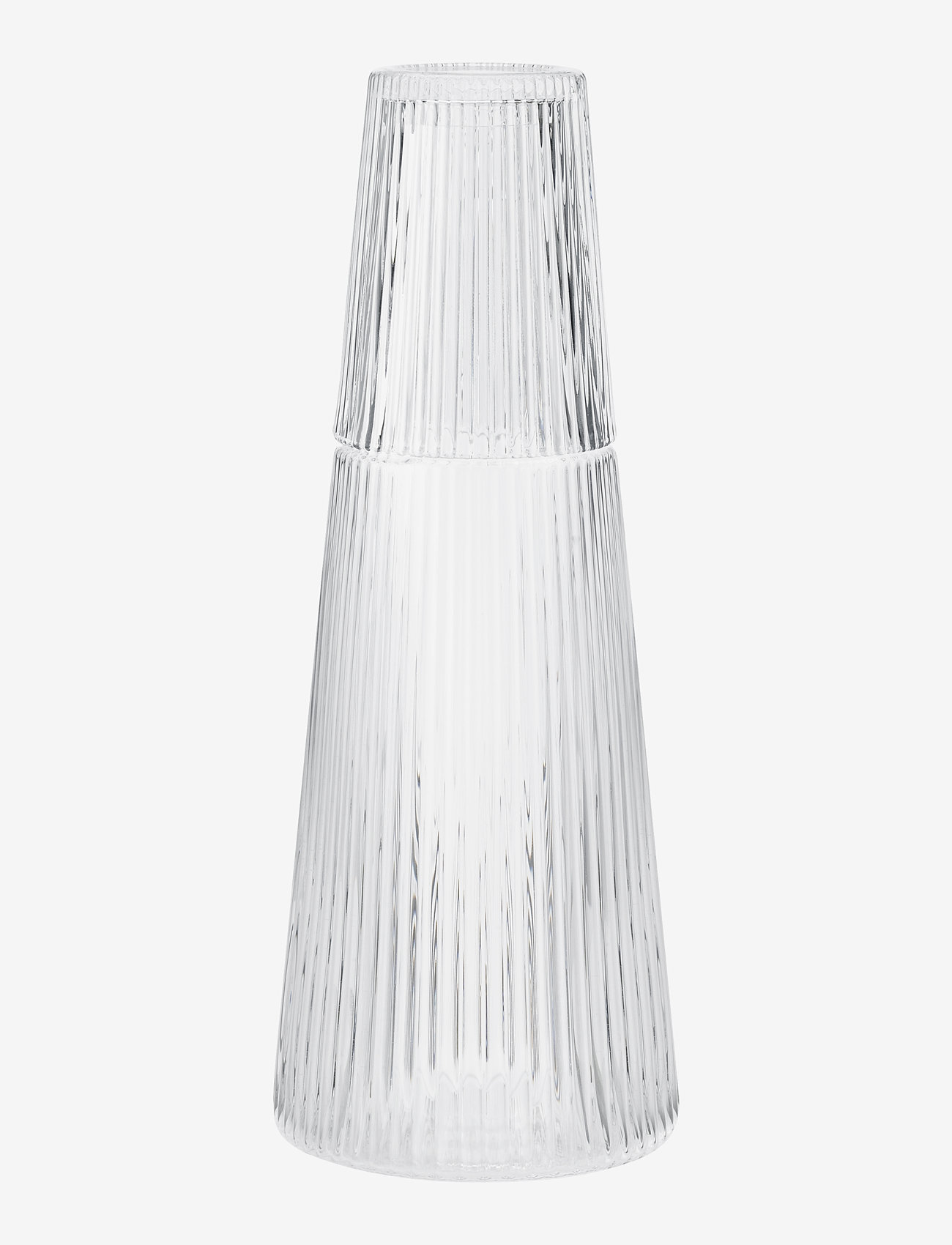 Stelton - Pilastro carafe with glass 1 l. - waterkaraffen - clear - 1