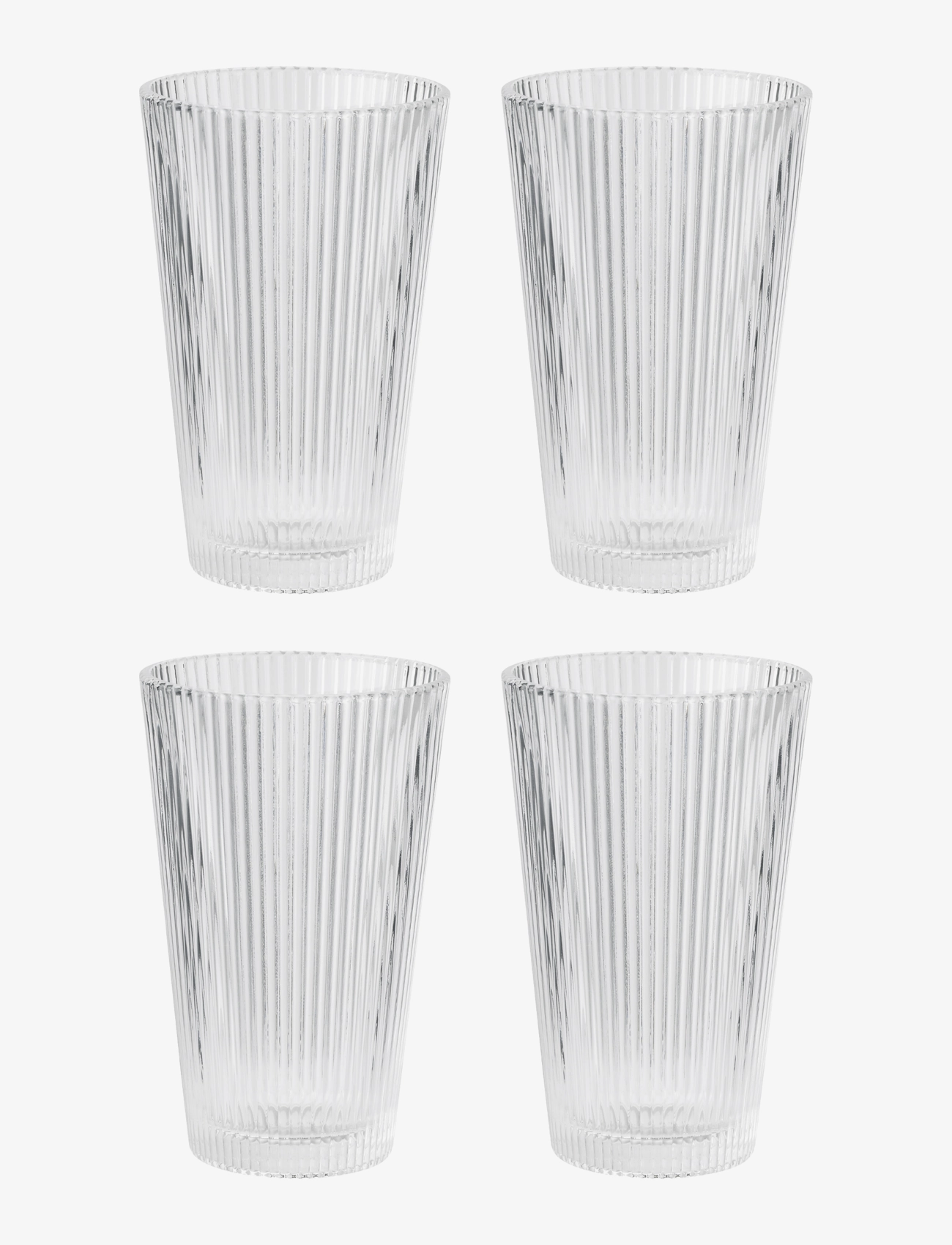 STELTON Pilastro Drinking Glass 0.35 L. 4 Pcs Clear CLEAR - 35 CL - Unisex