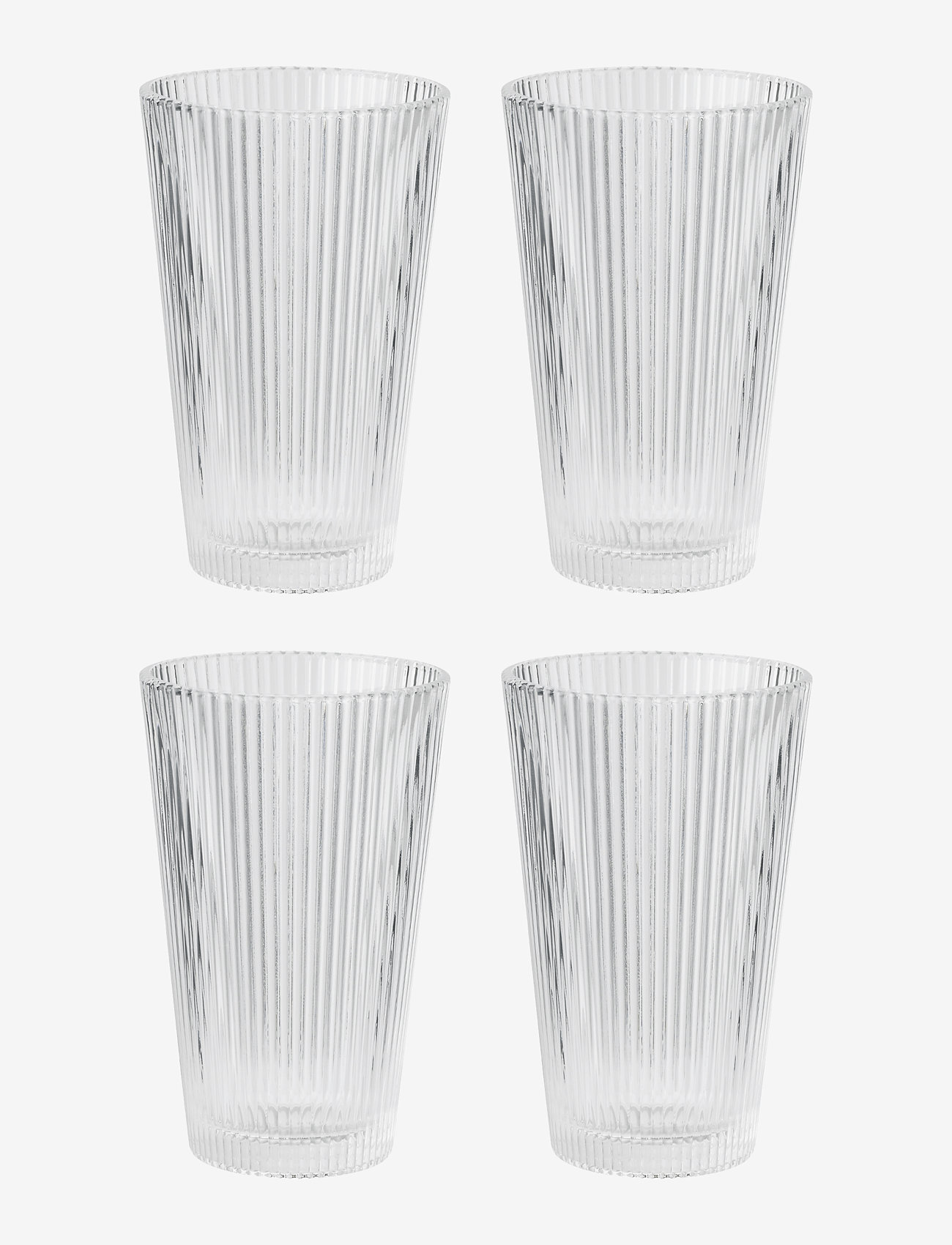 Stelton - Pilastro drinking glass 0.35 l. 4 pcs clear - joogiklaasid - clear - 0