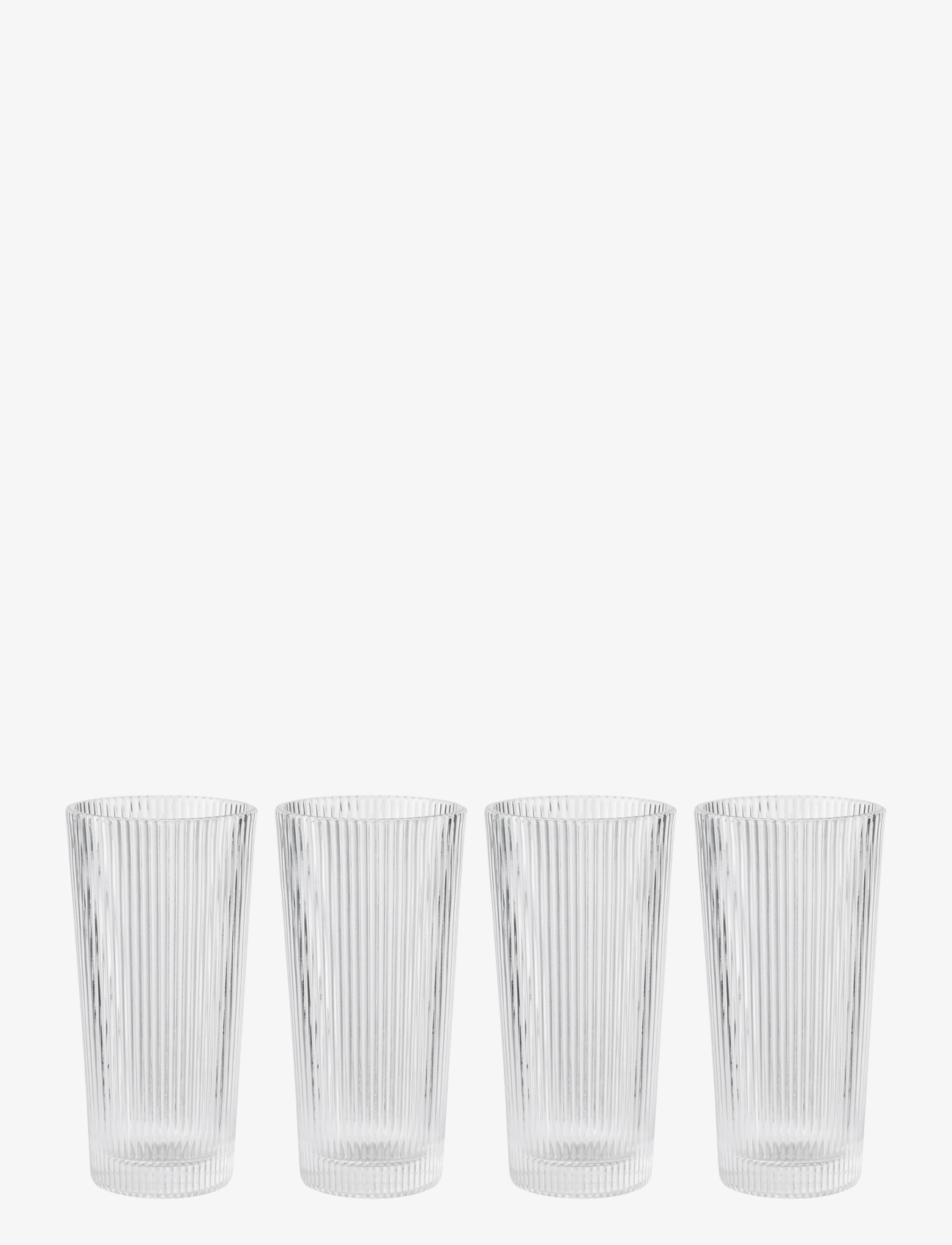 STELTON Pilastro Long Drink Glass 0.3 L. 4 Pcs Clear CLEAR - 30 CL - Unisex