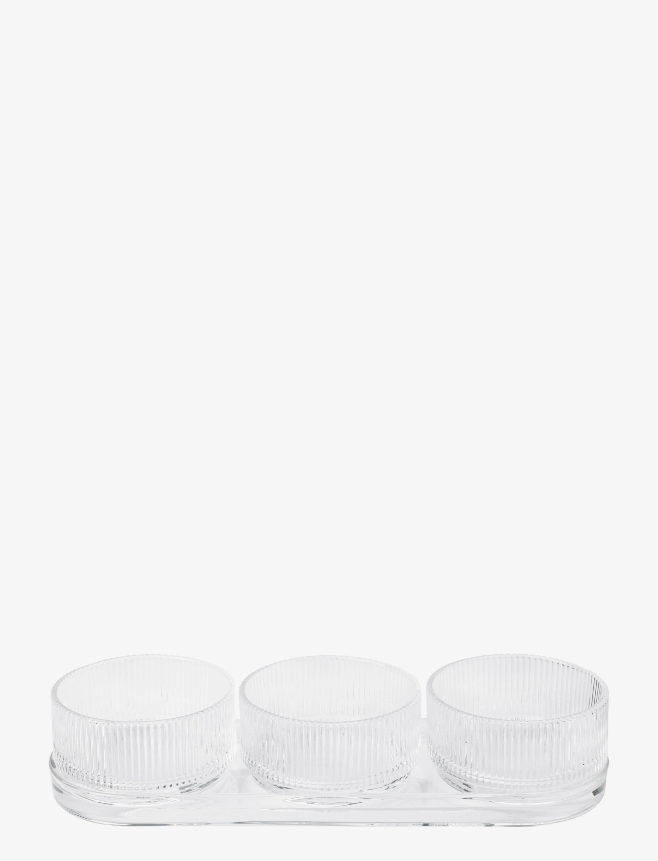 STELTON Pilastro Tapas Set Clear CLEAR - H5.9X W10.3CM - Unisex