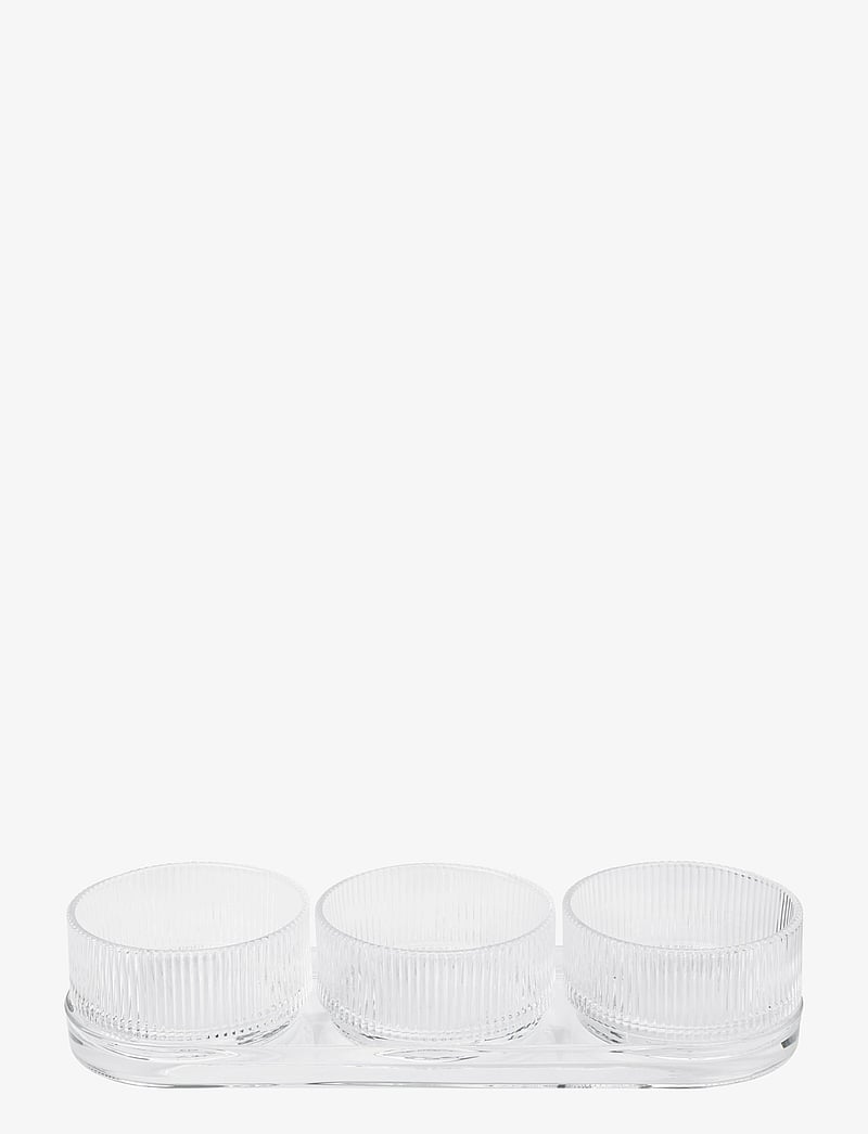 Stelton - Pilastro tapas set clear - servierschalen - clear - 0