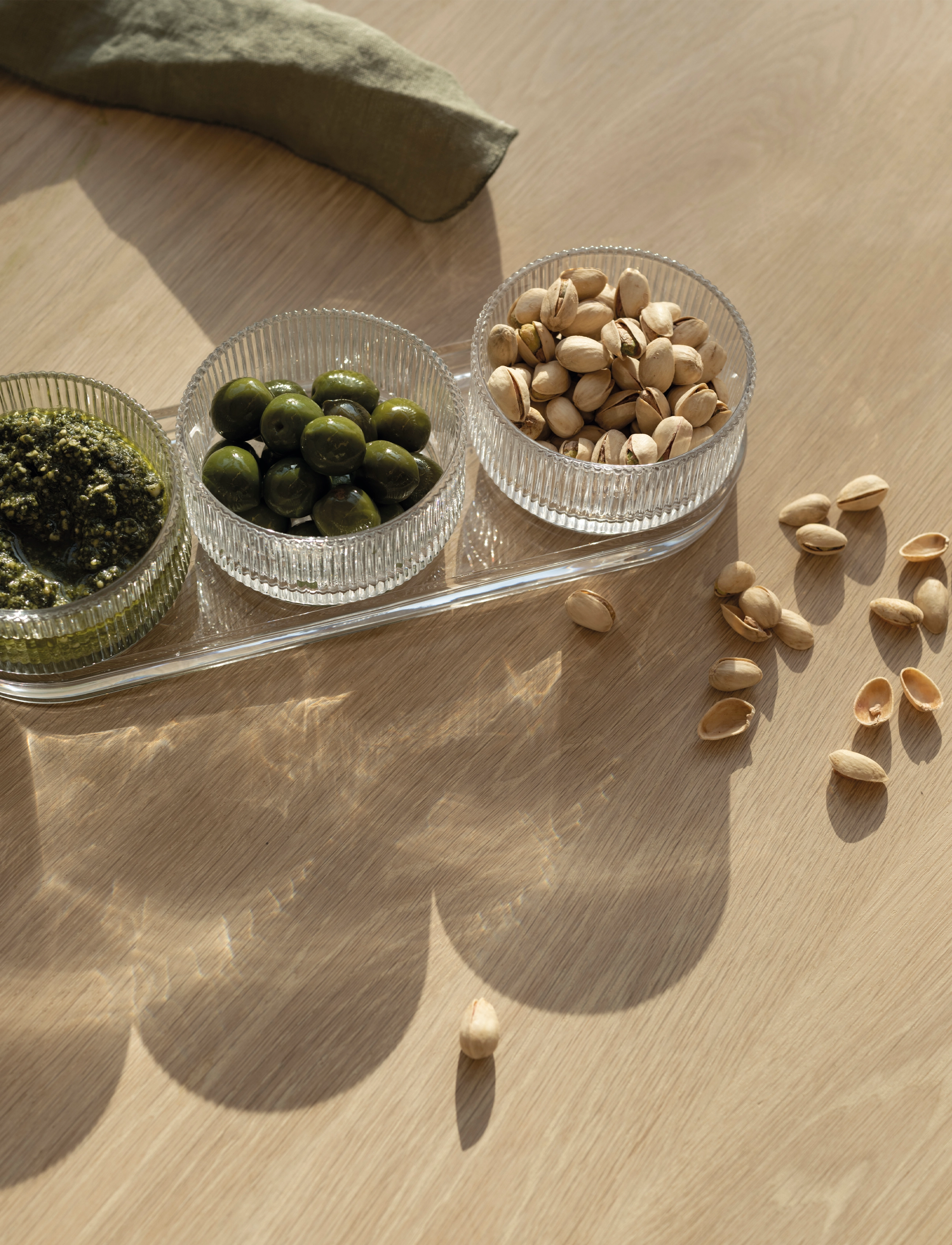 Stelton Pilastro Tapas Set Clear, H5.9X W10.3 cm, Bowls & Serving Dishes, Nackt - Bowls, Homeware