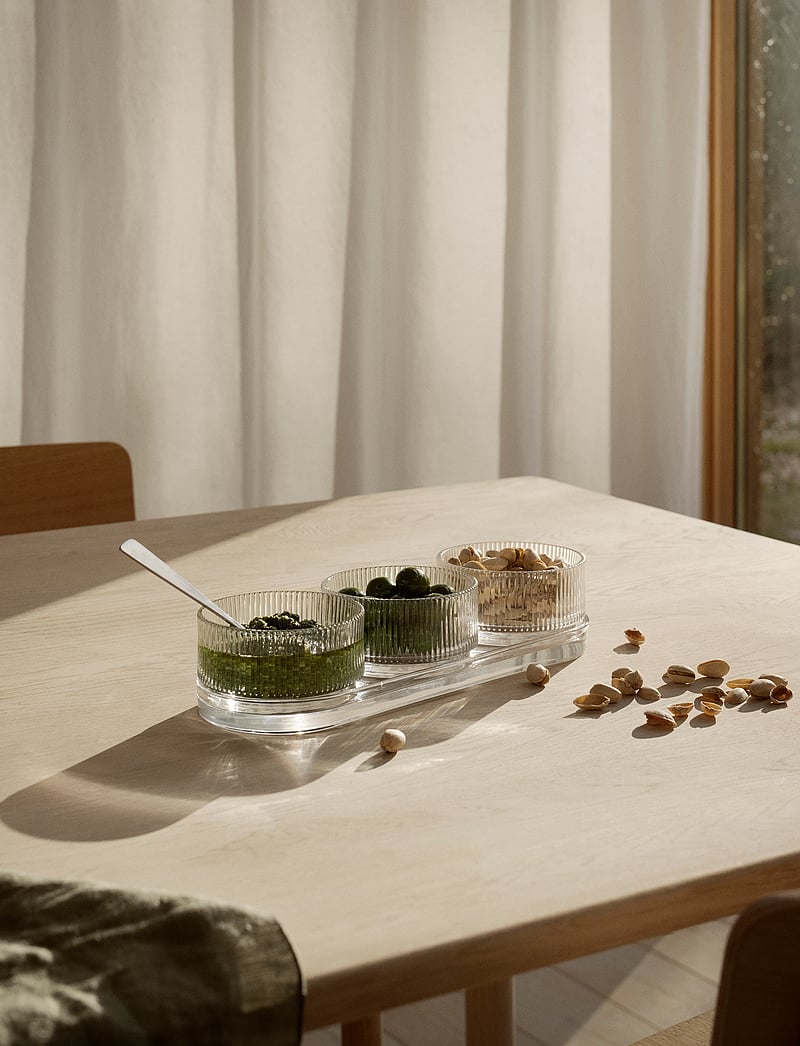 Stelton - Pilastro tapas set clear - servierschalen - clear - 2