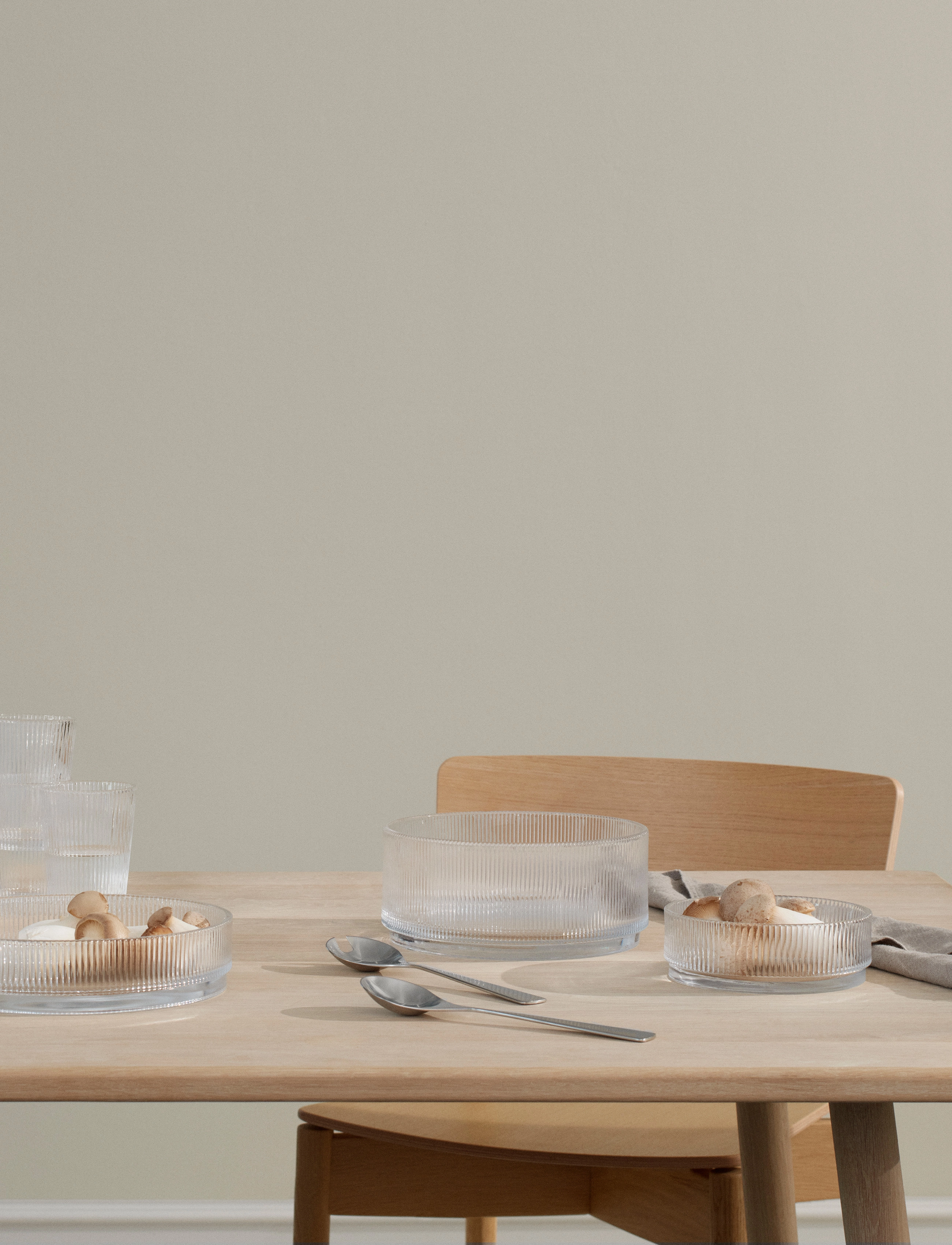 Stelton - Pilastro serving bowl Ø 21 cm clear - tarjoilukulhot - clear - 2