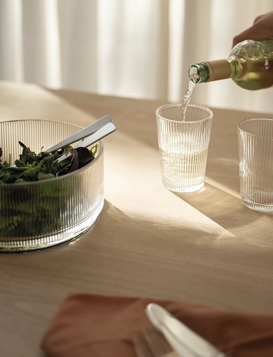 Stelton - Pilastro serving bowl Ø 21 cm clear - serviravimo dubenėliai - clear - 4