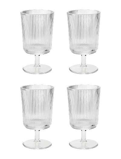 Stelton Pilastro vinglas 0.18 l. 4 Stk clear - Fødselsdagsgaver - CLEAR / undefined