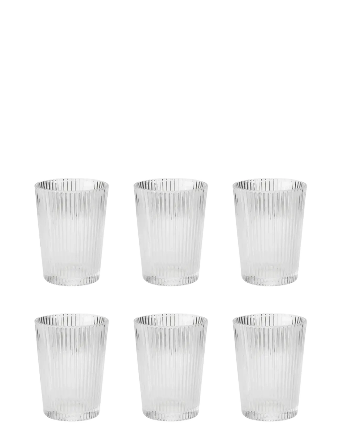 STELTON Pilastro Drikkeglas 0.15 L. 6 Stk Clear CLEAR - 15 CL - Unisex
