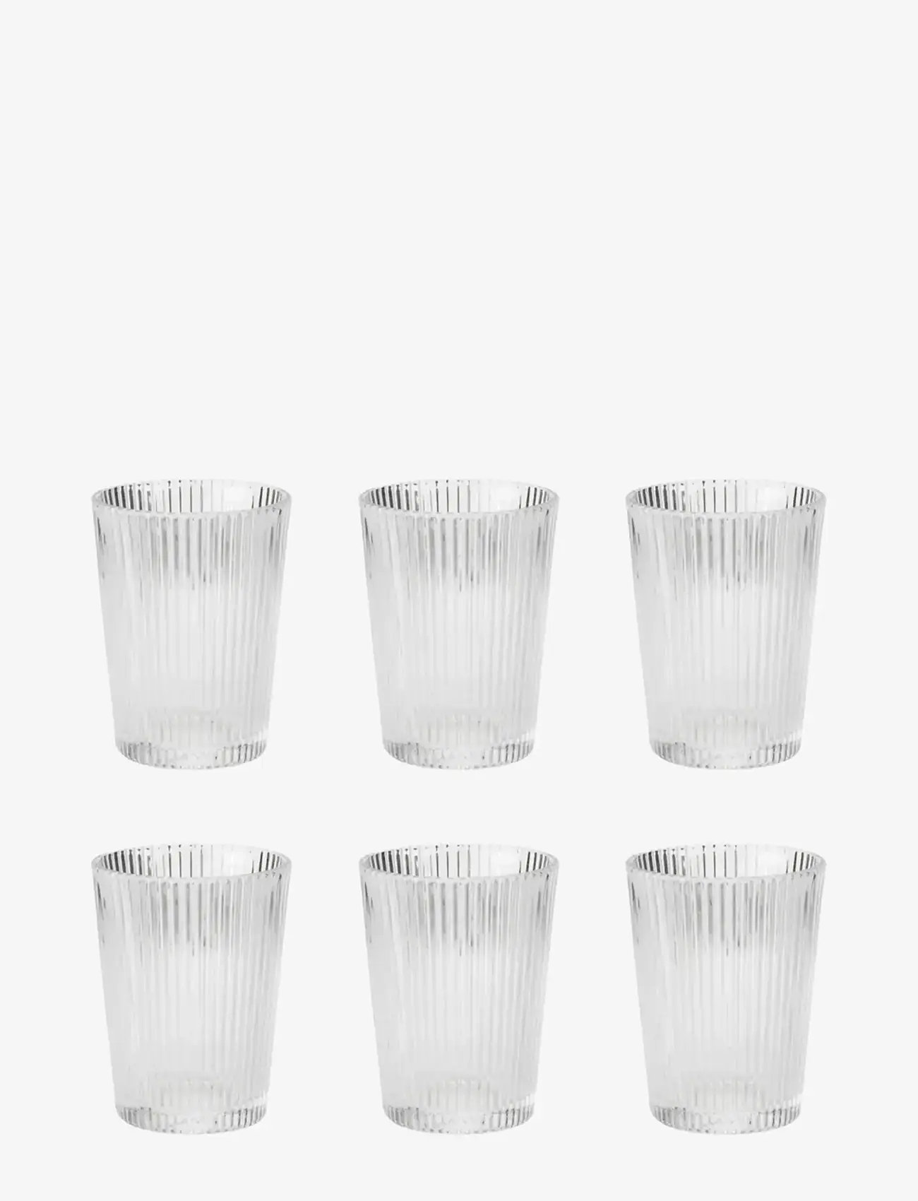 Stelton - Stelton Pilastro drinking glass 0.15 l. 6 Pcs clear - trinkgläser - clear - 0