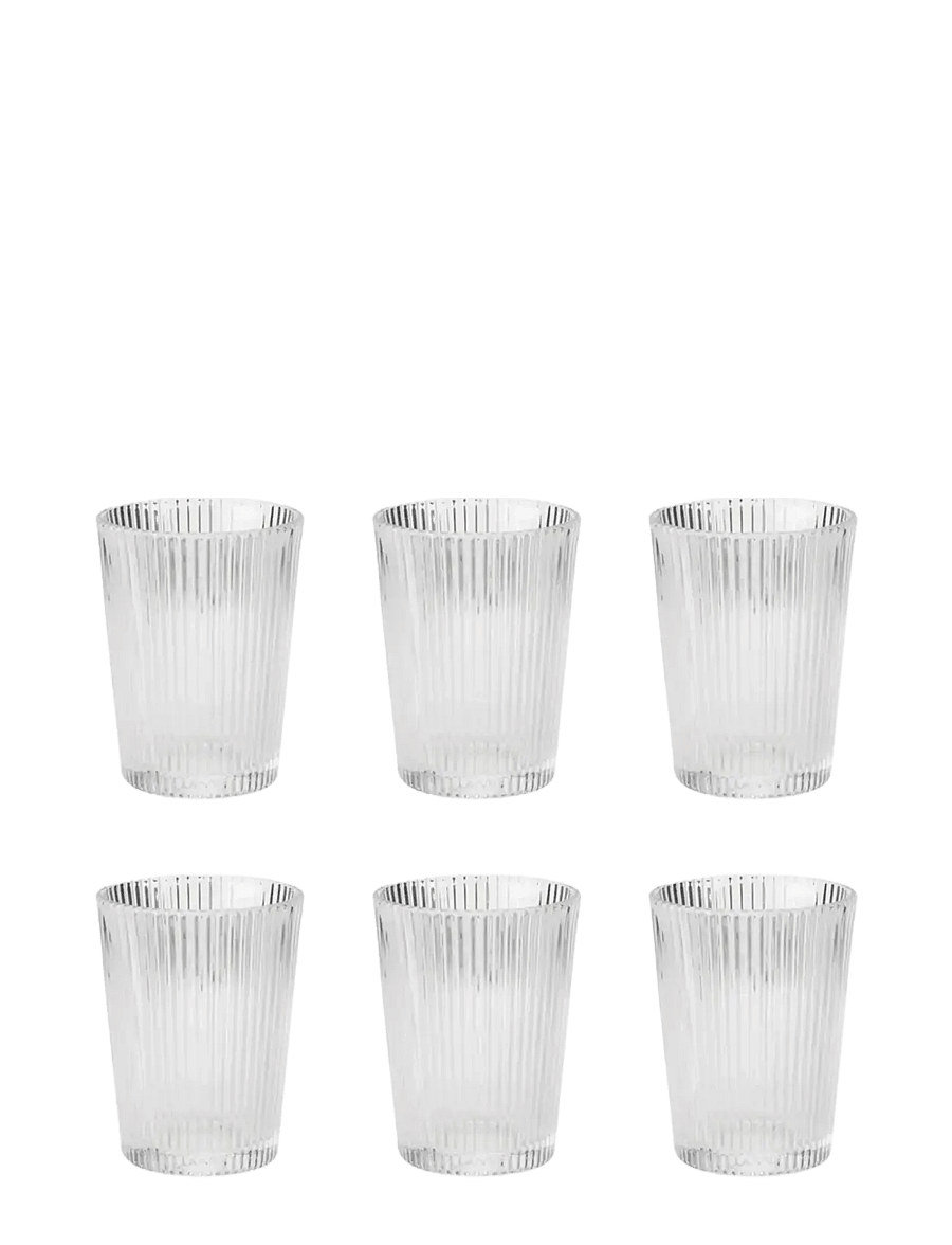 Stelton - Stelton Pilastro drinking glass 0.15 l. 6 Pcs clear - joogiklaasid - clear - 1