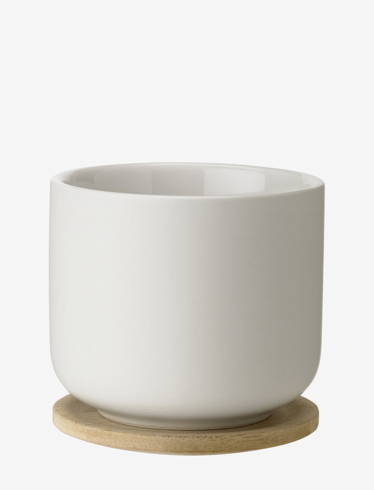 Stelton - Theo cup with coaster - sand - 0