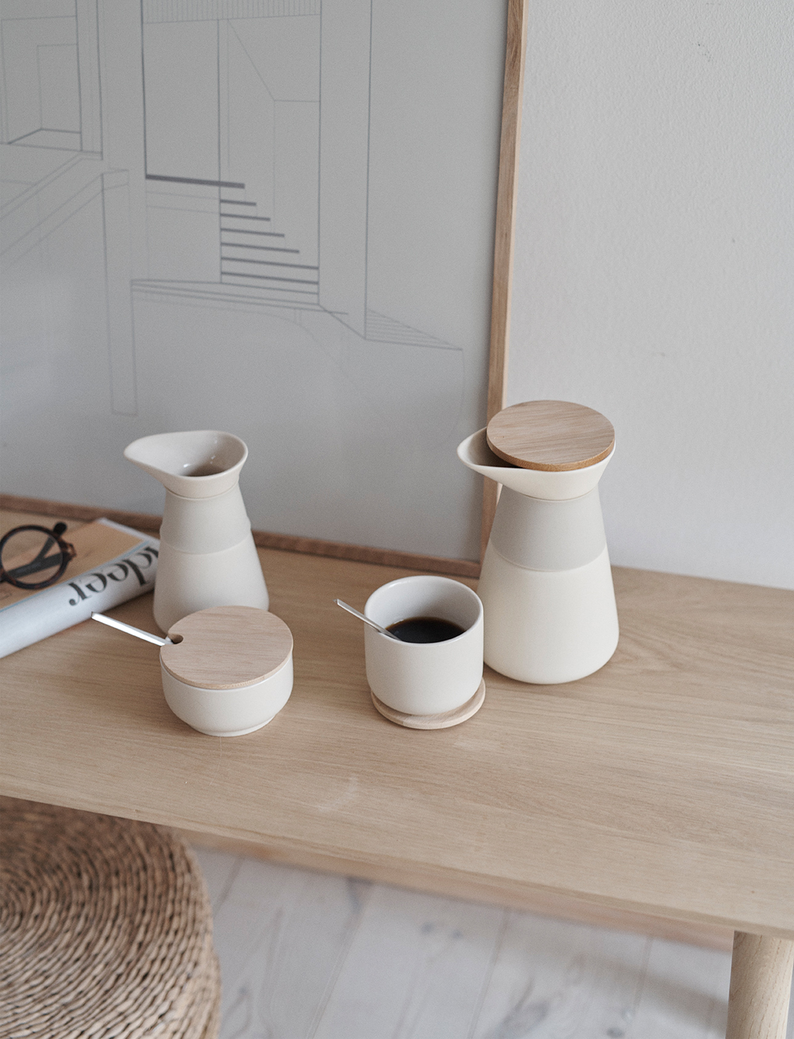 Stelton - Theo coffee maker, 0.6 l. - zaparzacze do kawy przelewowe - sand - 3