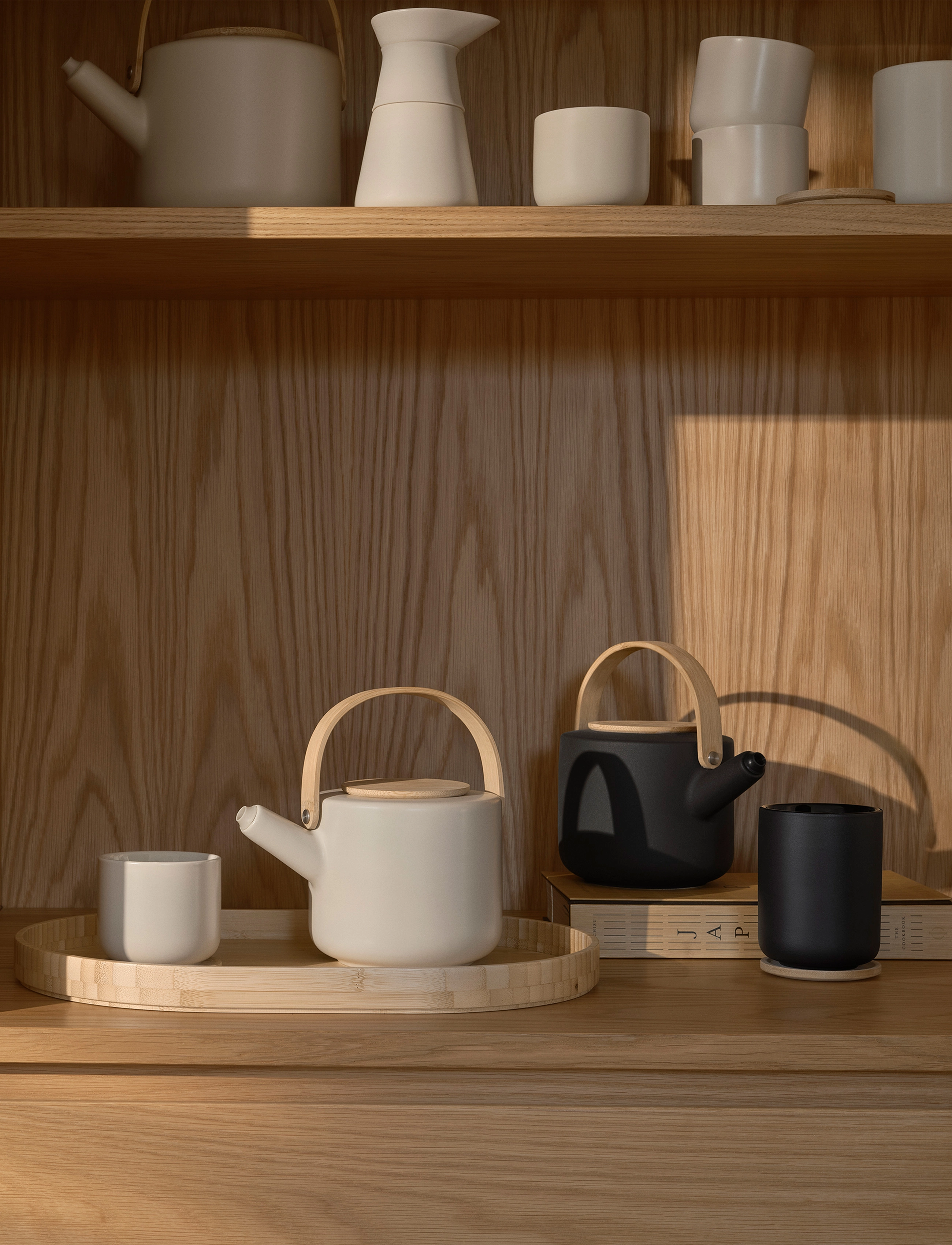 Stelton Theo Termokop Med Coaster 0.25 L. Black, 25 CL, Black, Kopper & Krus > Kaffekopper, Unisex