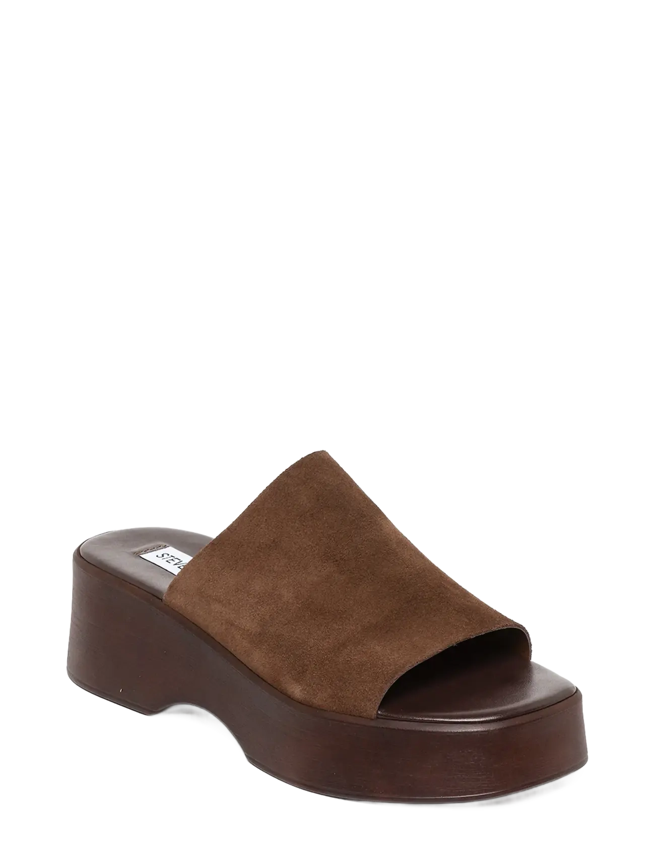 Steve Madden Slinky30 - Platvorm sandaalid - BROWN SUEDE / brown