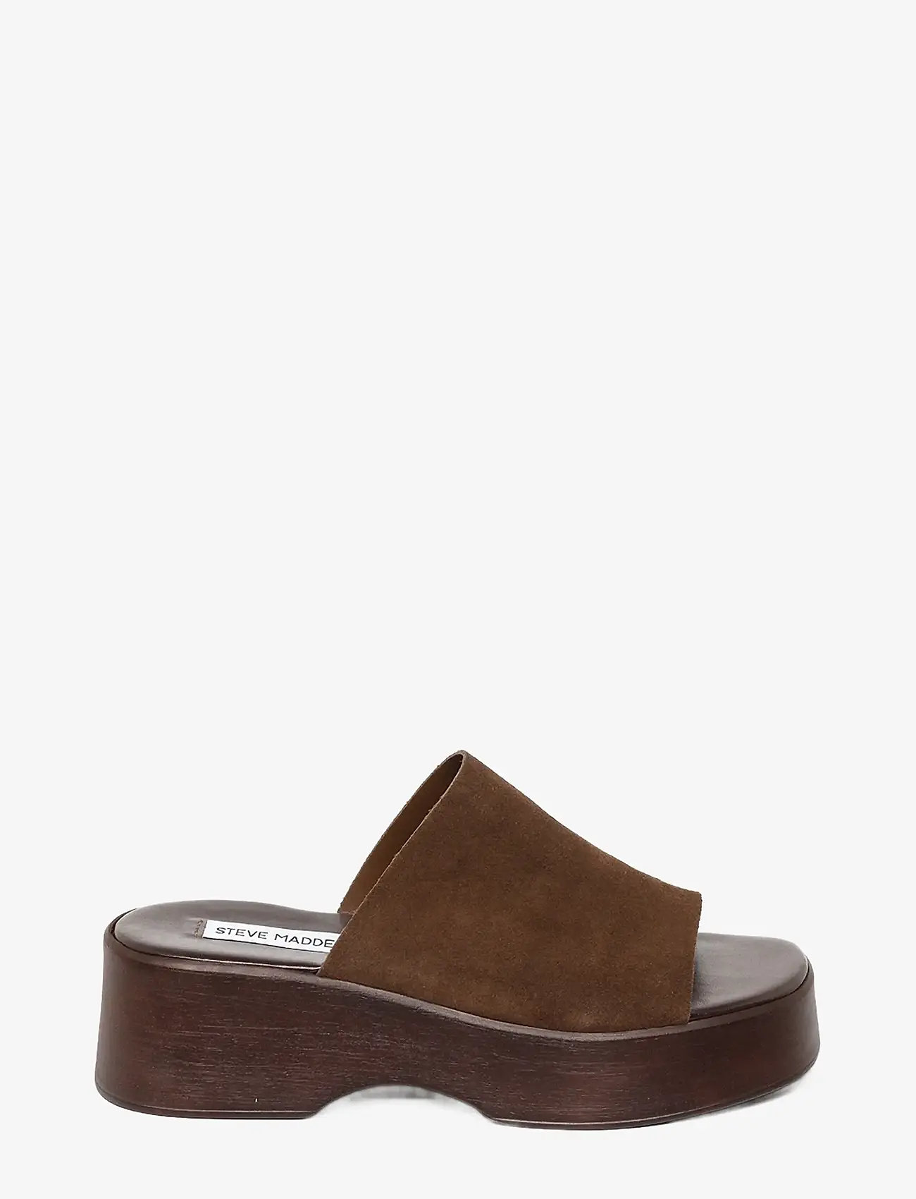 Steve Madden - Slinky30 - sandały na platformie - brown suede - 1