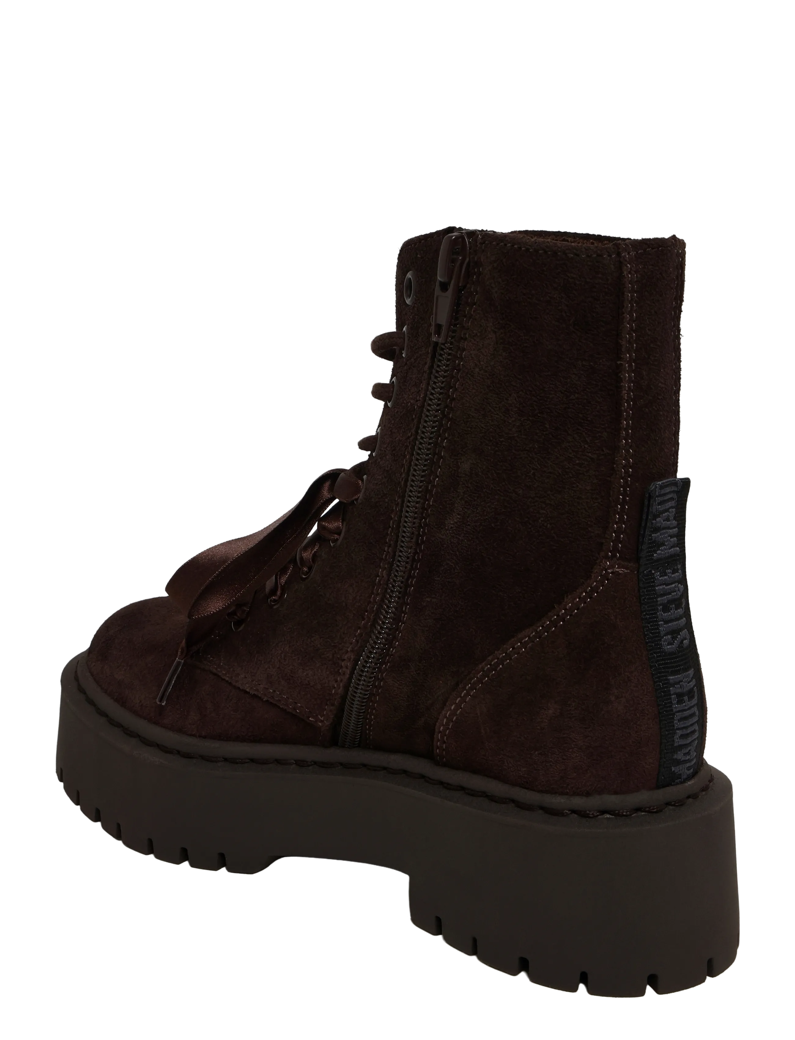 Steve Madden - Skylar - kontsaga poolsaapad - chocolate brown suede - 1