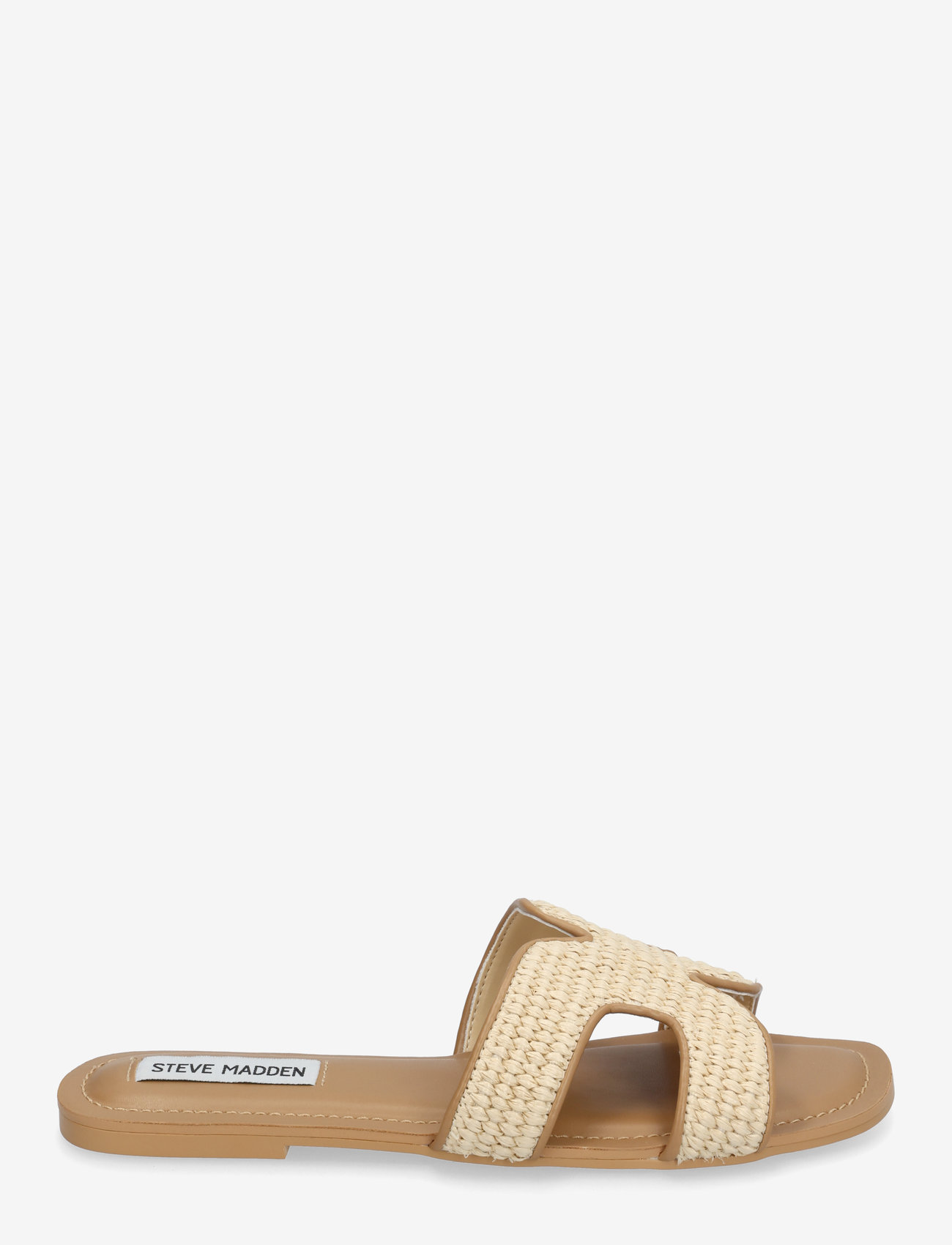 Steve Madden - Zarnia - flat sandals - lt natural raffia - 1