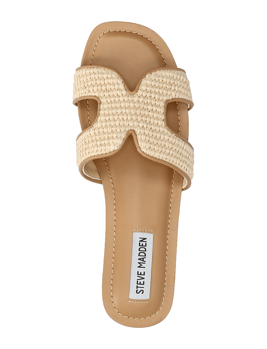 Steve Madden - Zarnia - madalad sandaalid - lt natural raffia - 3