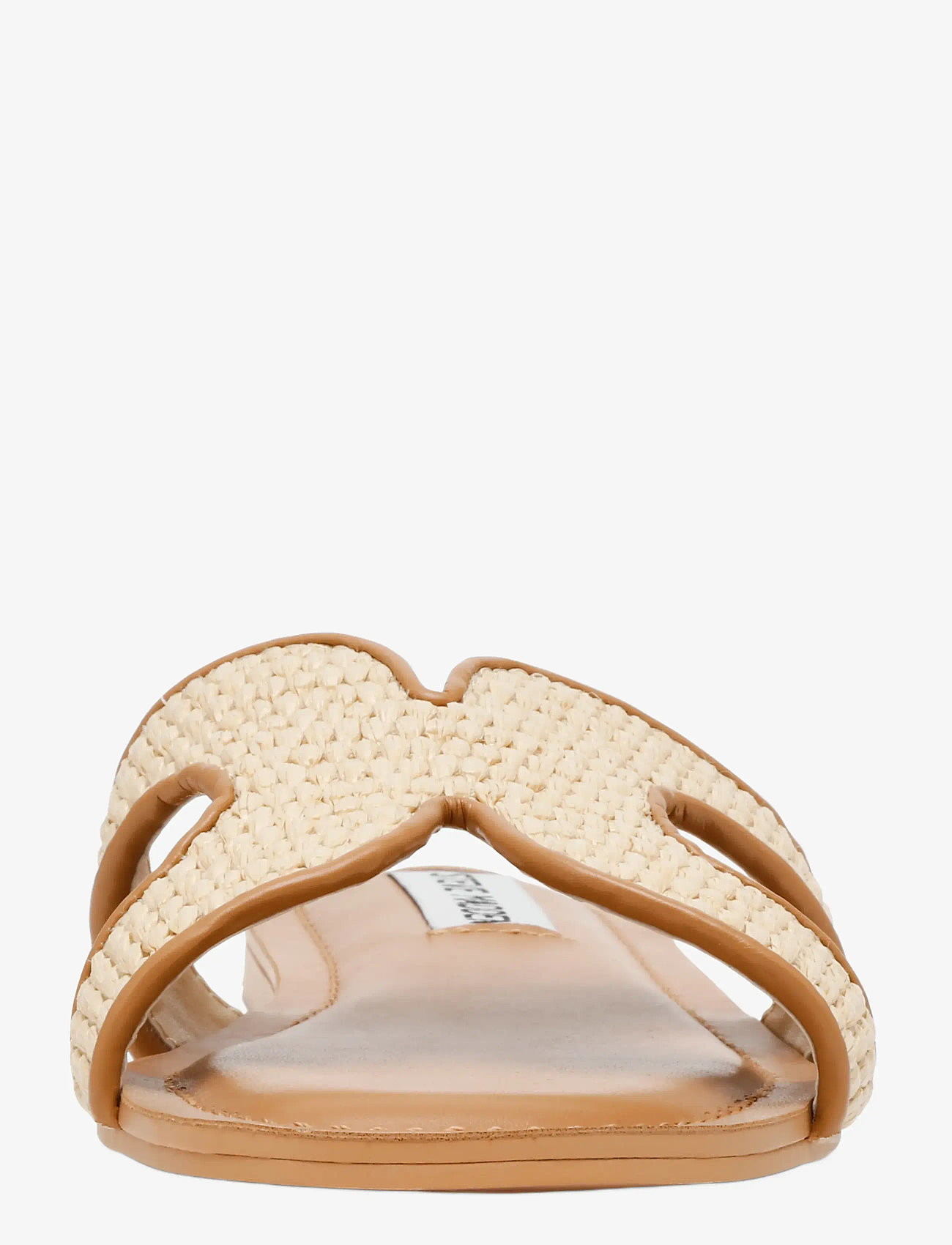 Steve Madden - Zarnia - flat sandals - lt natural raffia - 5