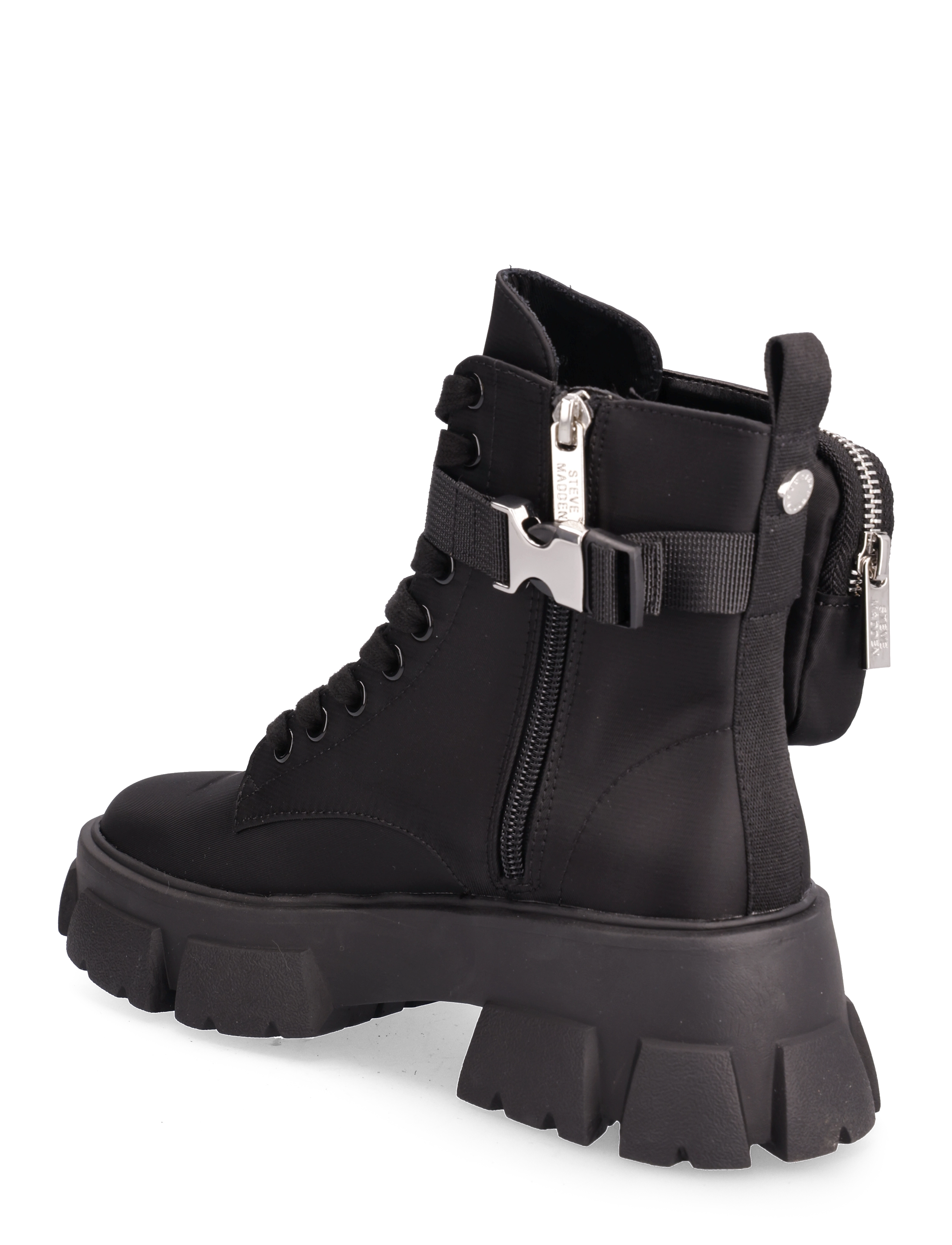 Steve Madden - Tanker-P Bootie - geschnürte stiefel - black - 2