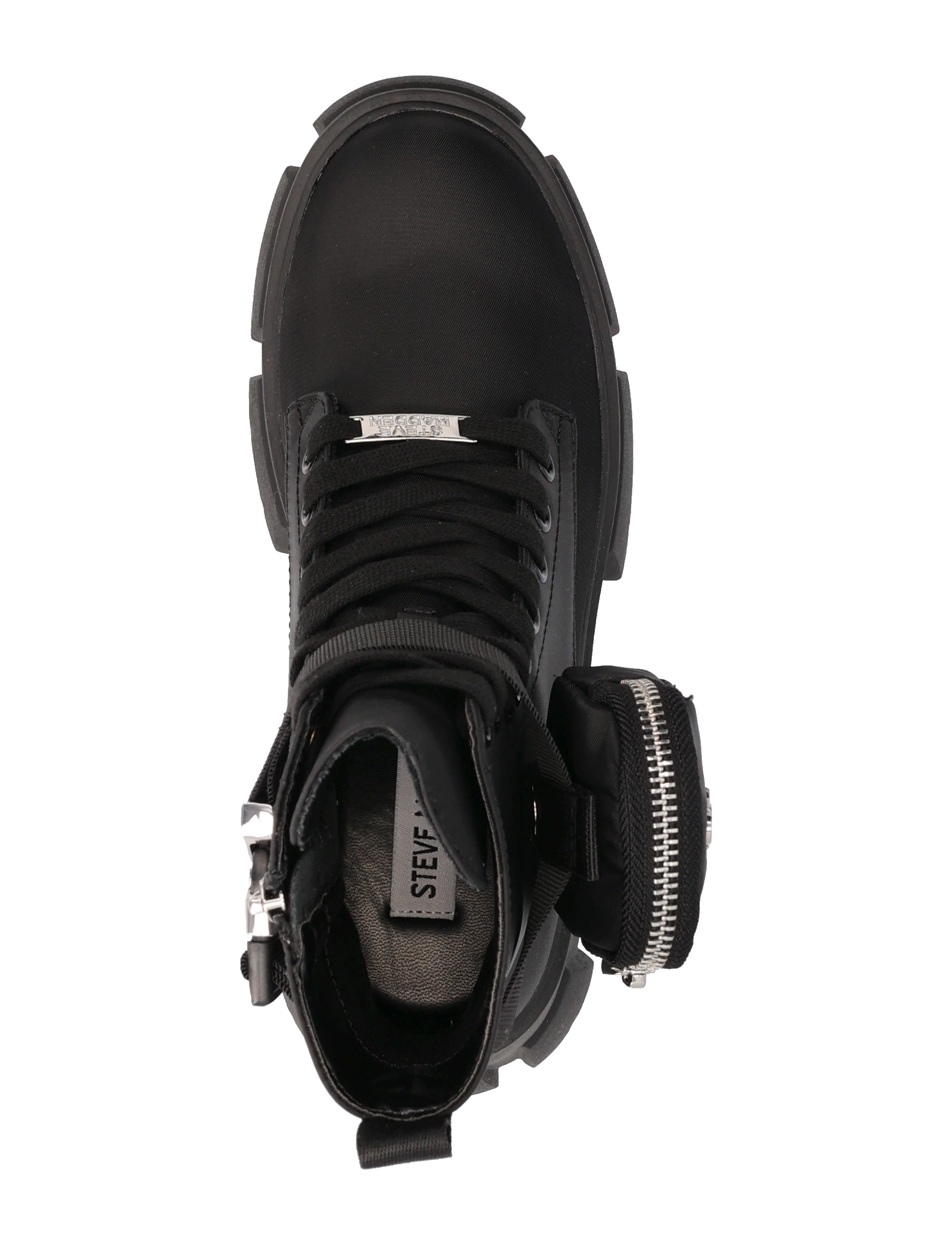 Steve Madden - Tanker-P Bootie - geschnürte stiefel - black - 3